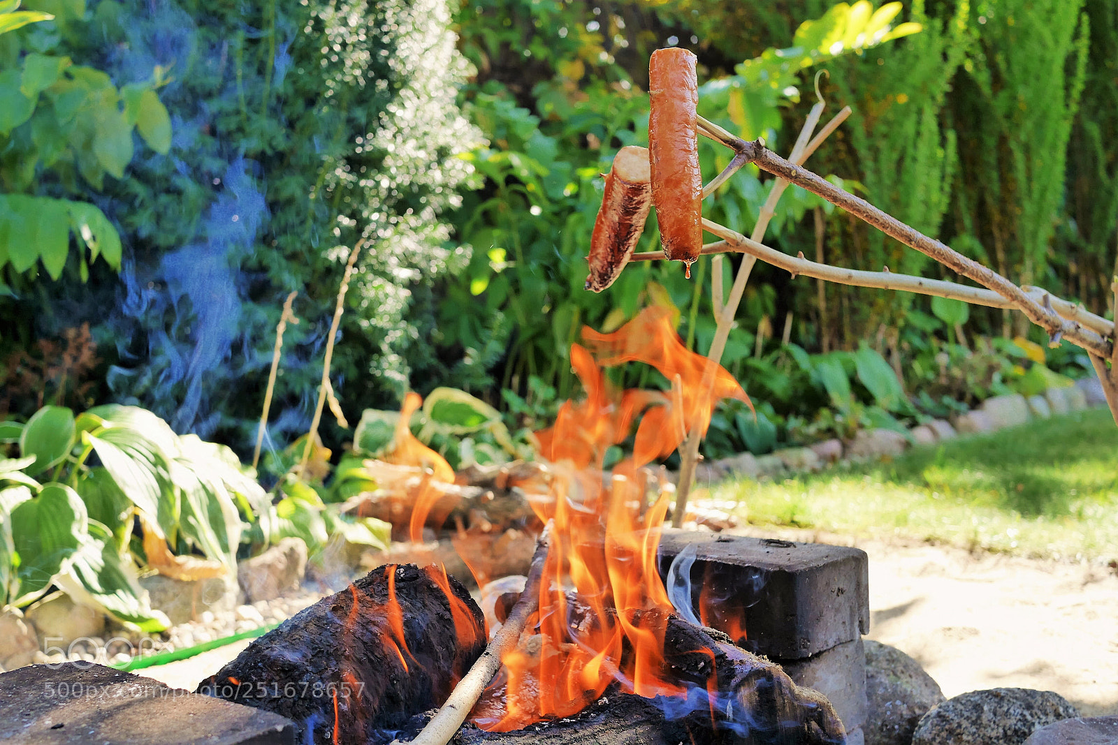 Panasonic Lumix DMC-GX7 sample photo. Campfire photography