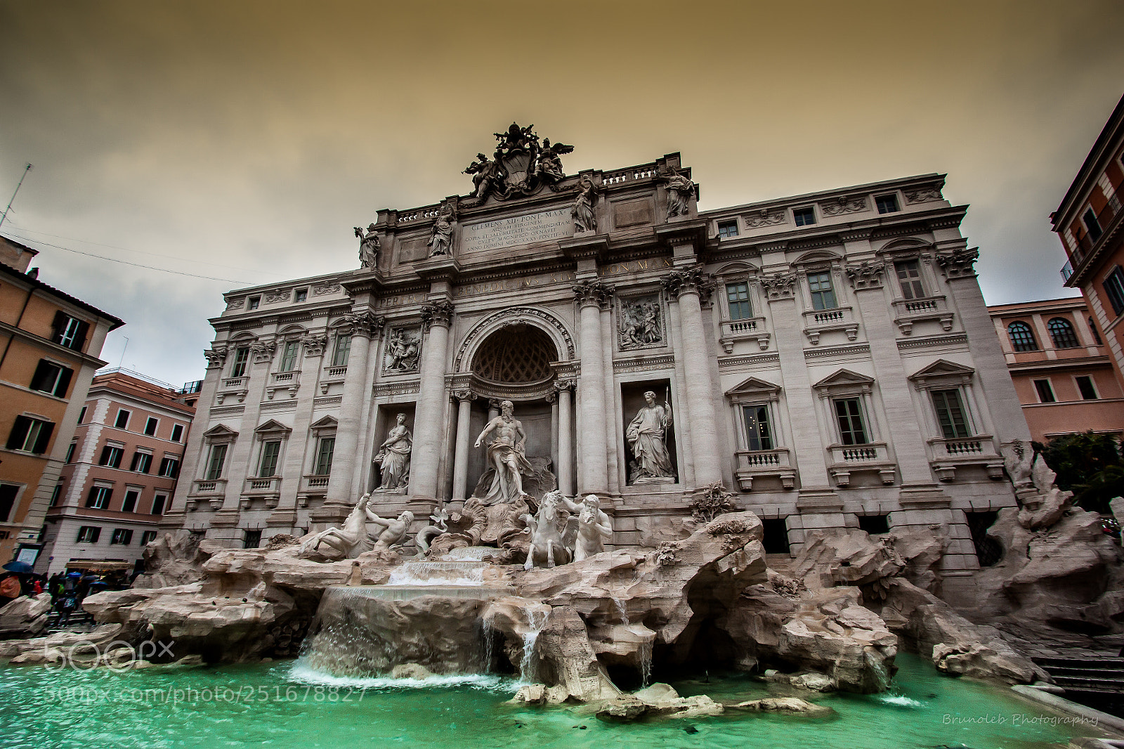 Canon EOS 500D (EOS Rebel T1i / EOS Kiss X3) sample photo. Rome, trevi photography