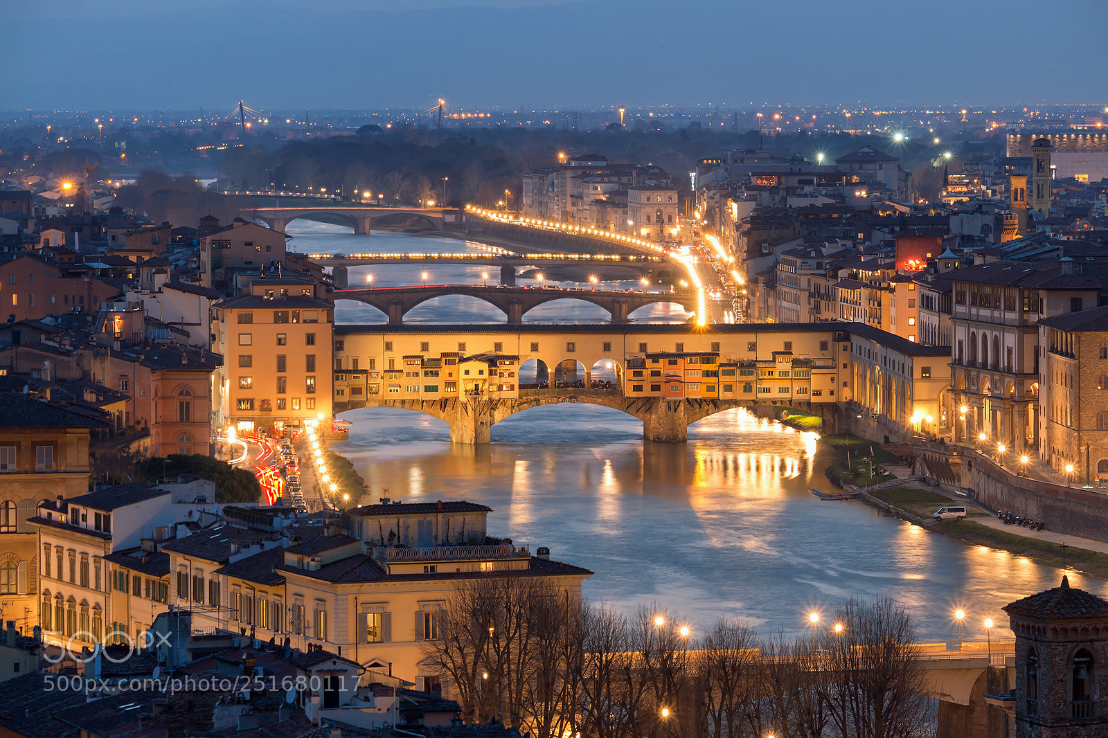 Canon EOS 70D sample photo. Bridges over arno river photography