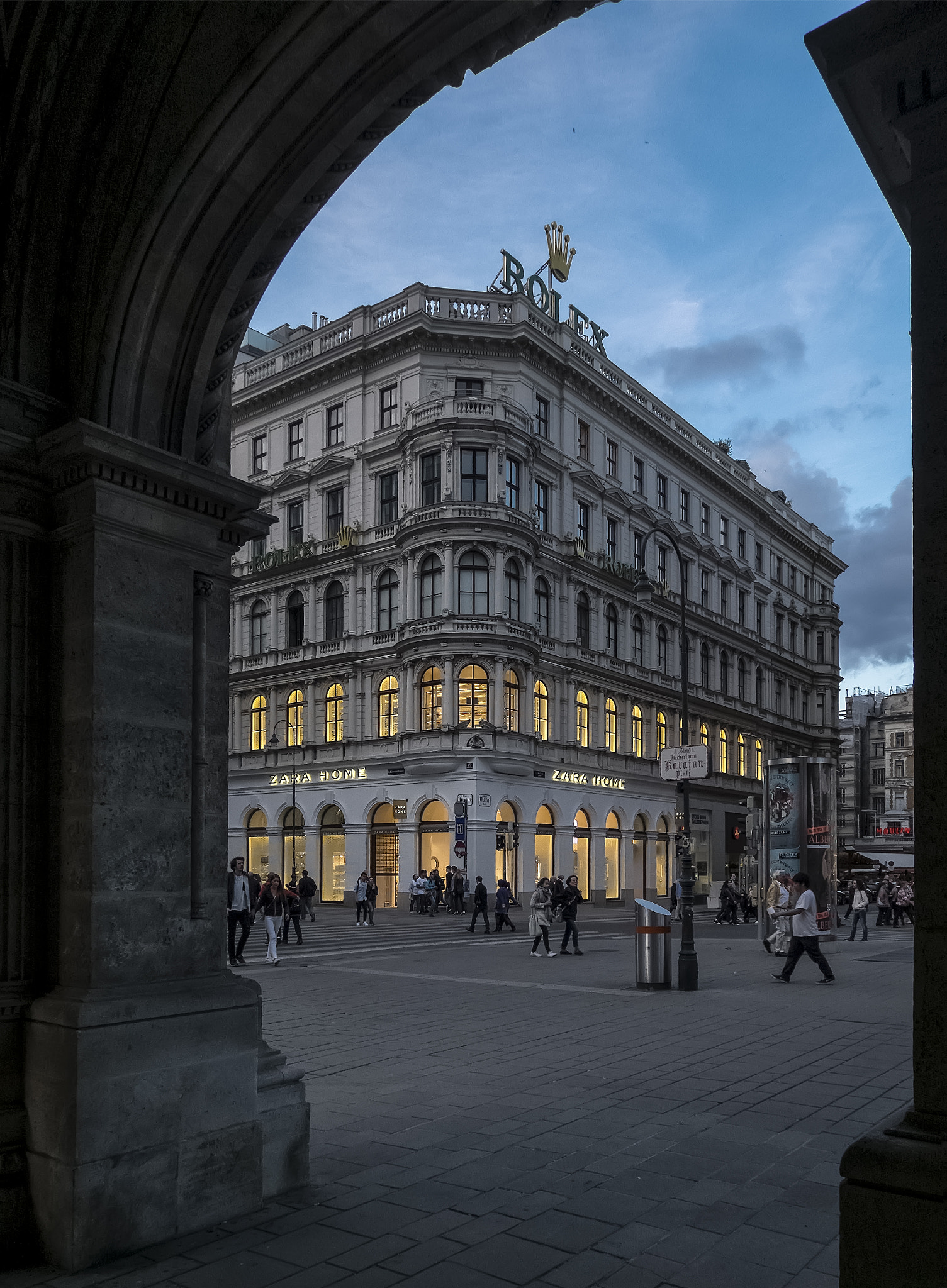 Fujifilm XQ1 sample photo. A street of vienna. austria. photography