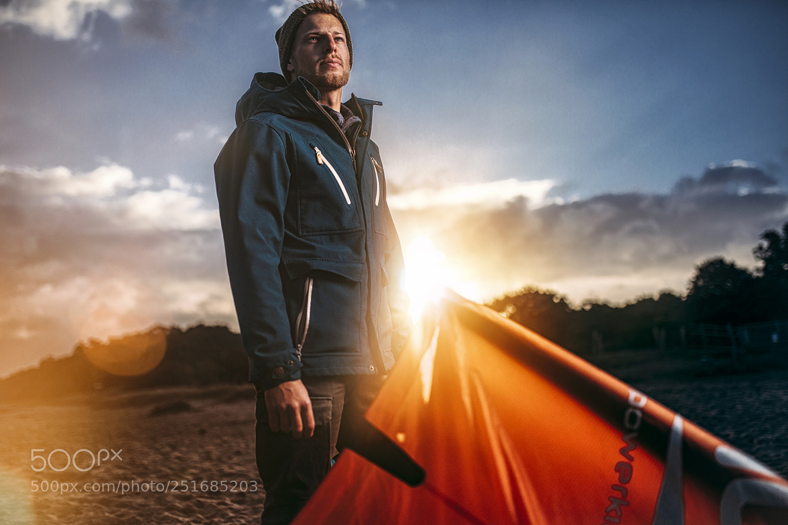 Canon EOS 5D Mark IV sample photo. Kite surfer kiel flash photography