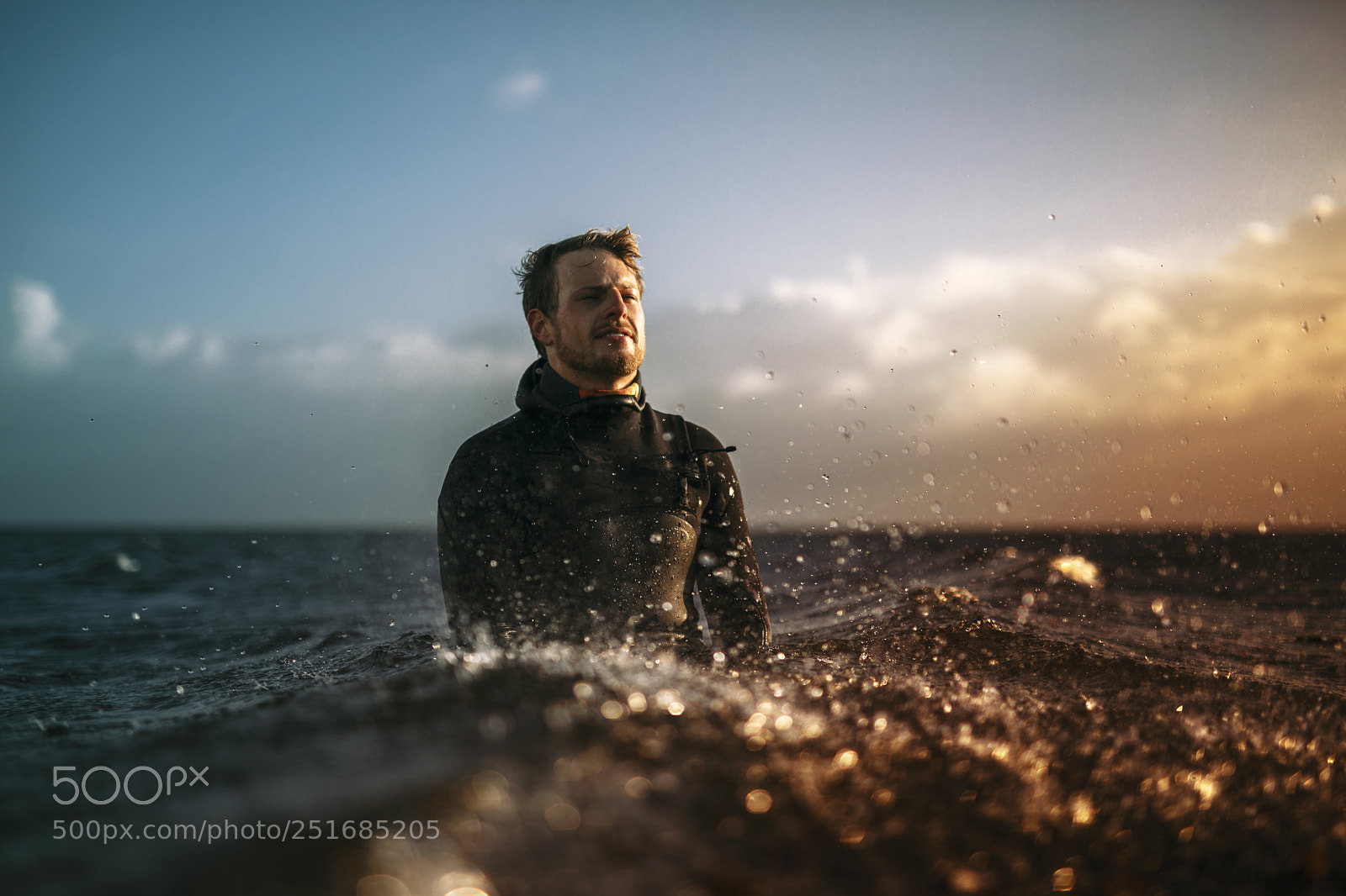 Canon EOS 5D Mark IV sample photo. Kite surfer kiel flash photography