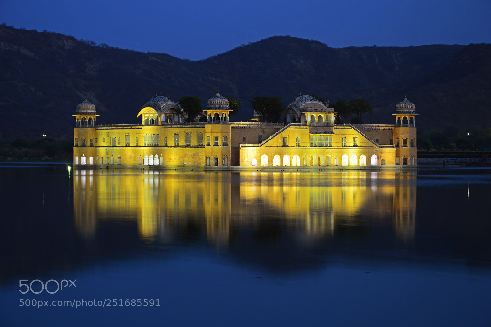 Nikon D3200 sample photo. Jal mahal aka water photography