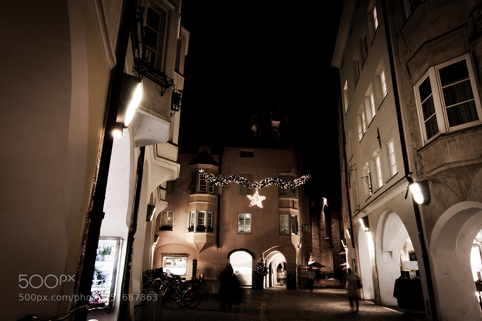 Canon EOS 40D sample photo. Another night in bressanone photography