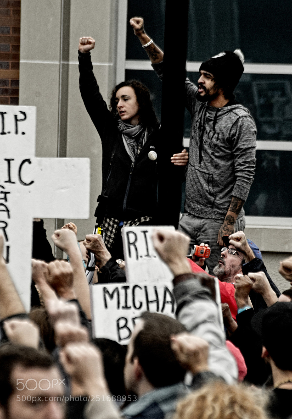 Pentax K-5 sample photo. Ferguson protest photography
