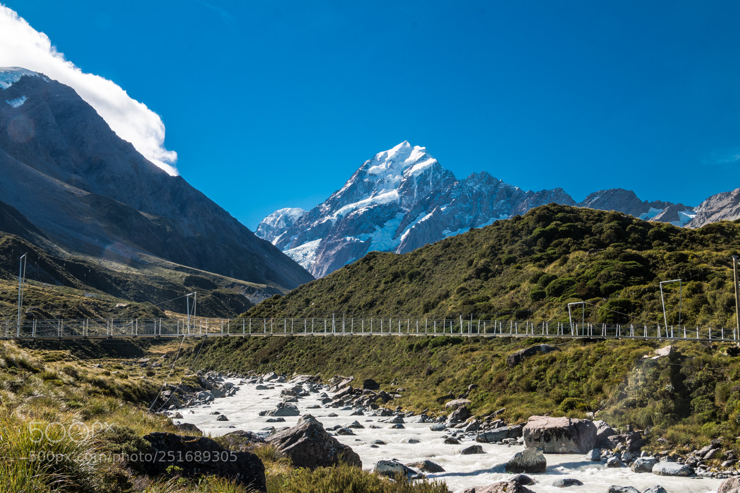 Canon EOS 70D sample photo. Hooker valley bridge photography
