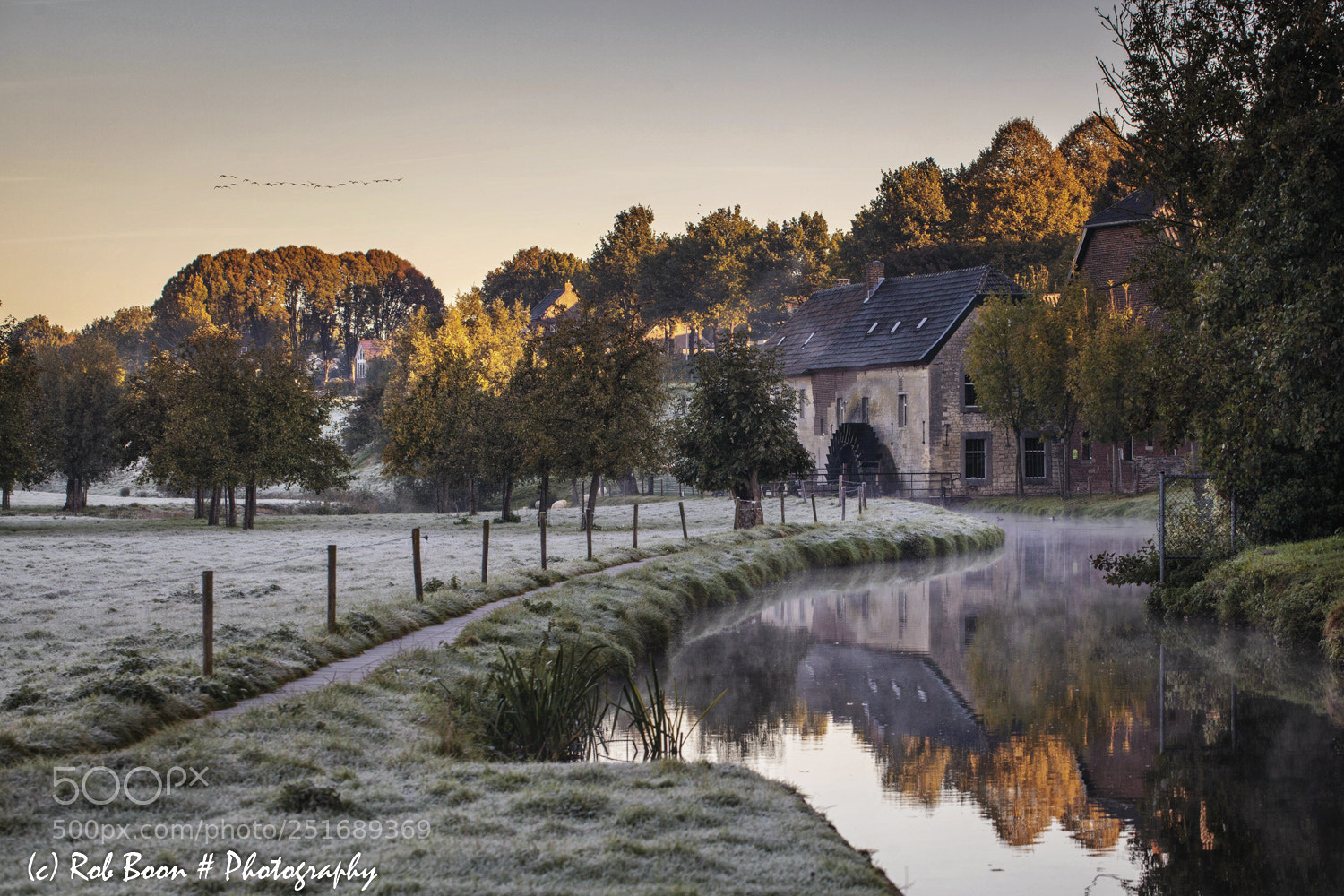 Canon EOS 5D Mark II sample photo. Water mill wijlre @ sunrise photography