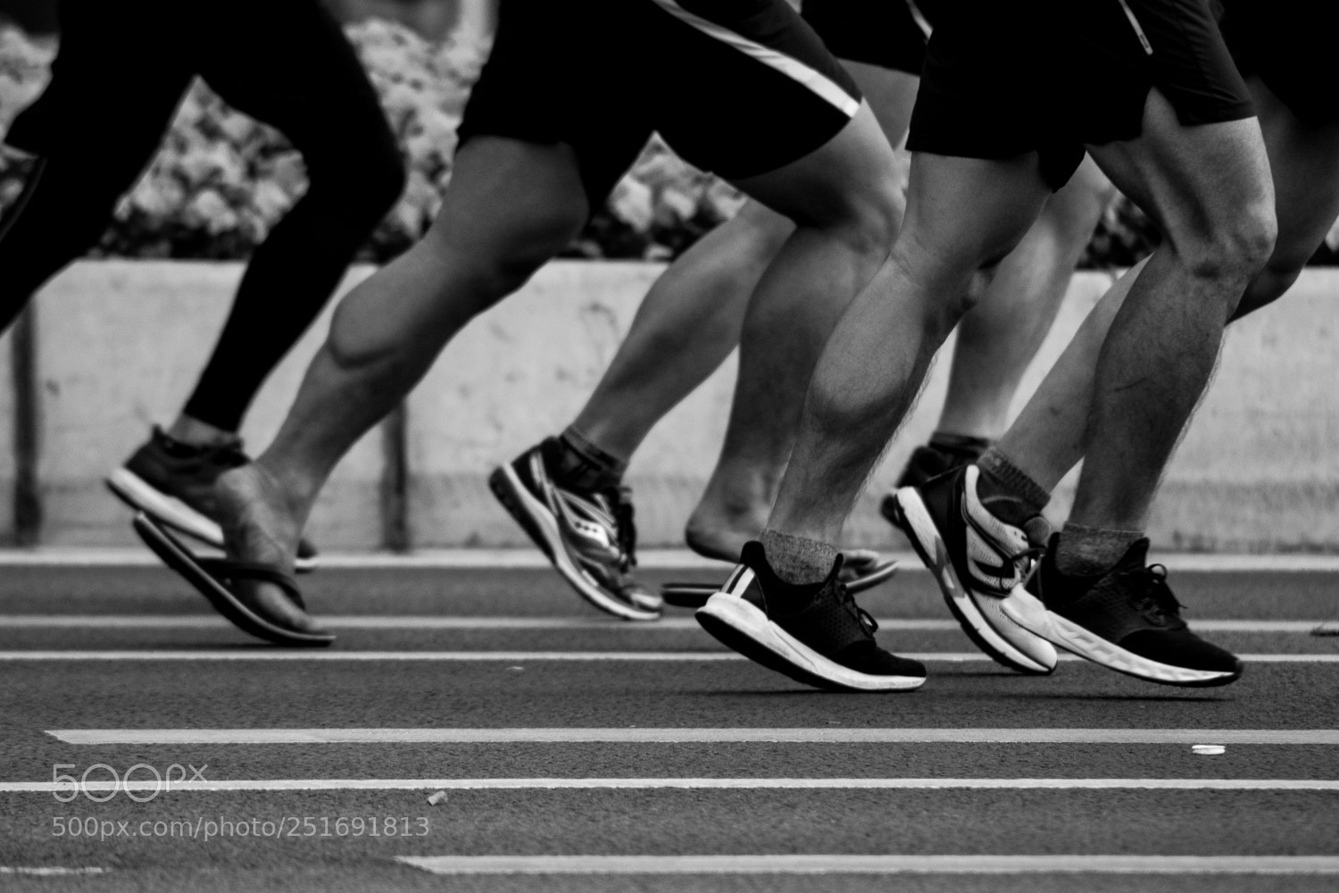 Nikon D5200 sample photo. Marathon running photography