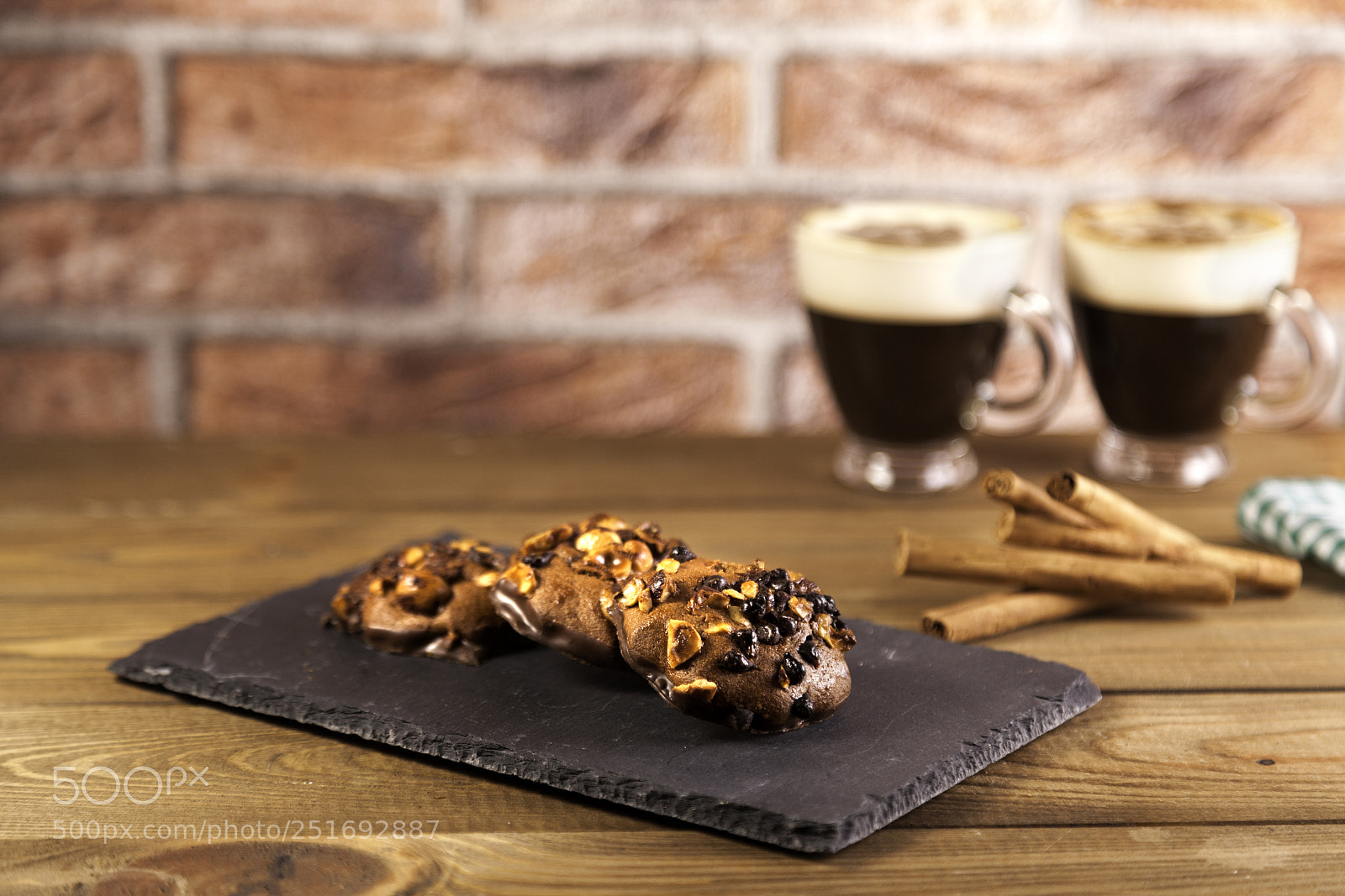 Canon EOS 5D Mark II sample photo. Cookies and two cup photography