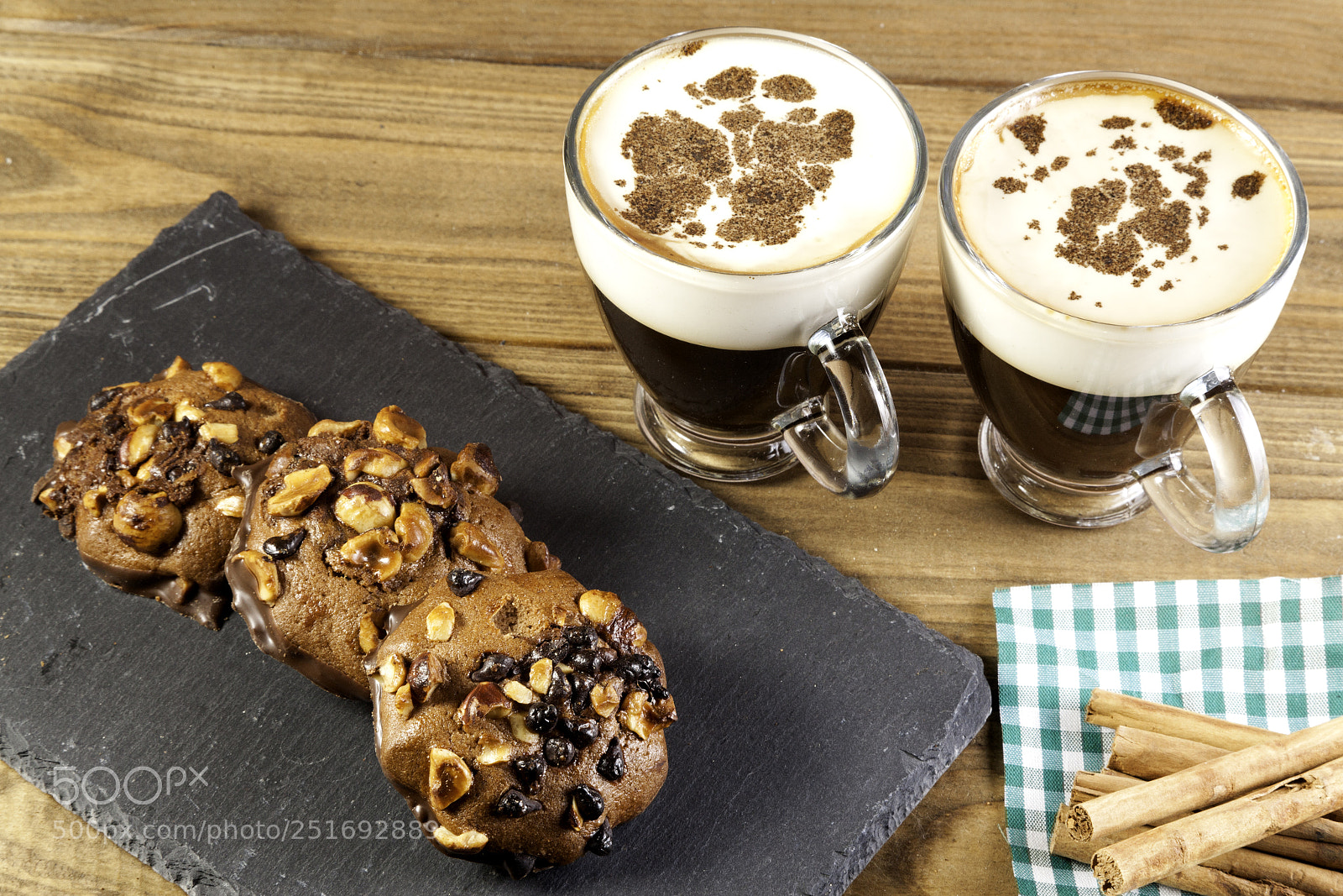 Canon EOS 5D Mark II sample photo. Cookies and two cup photography