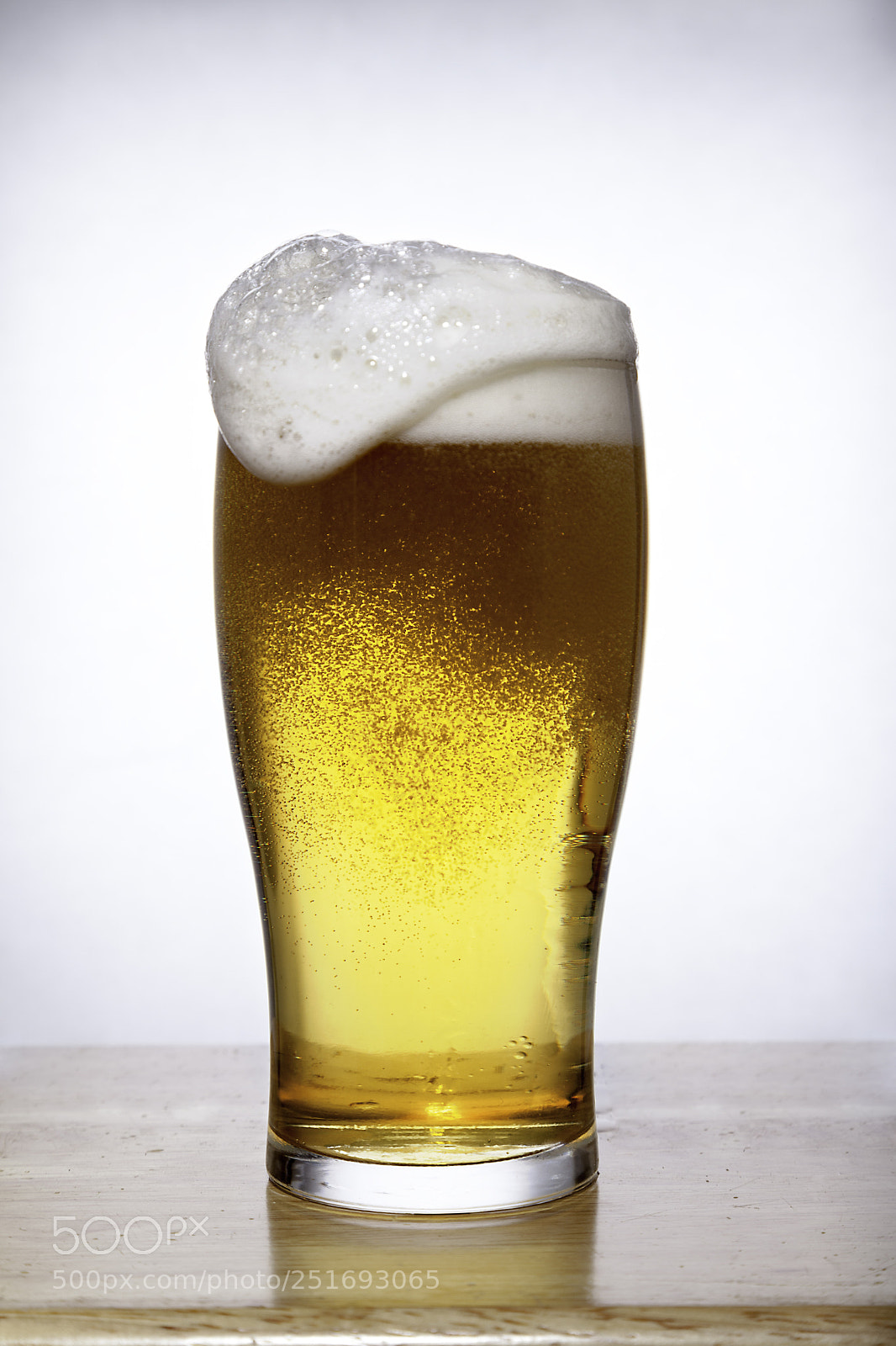 Canon EOS 5D Mark II sample photo. Glass of beer with photography