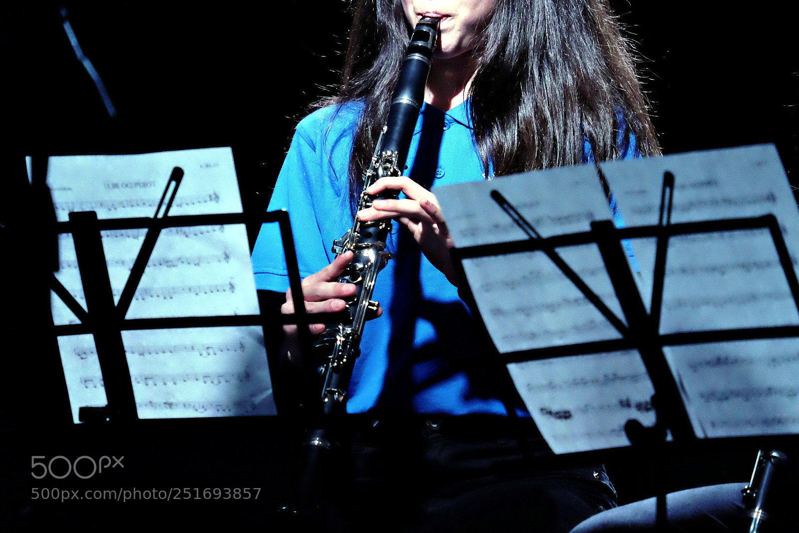 Fujifilm X-E2S sample photo. Young clarinet player photography
