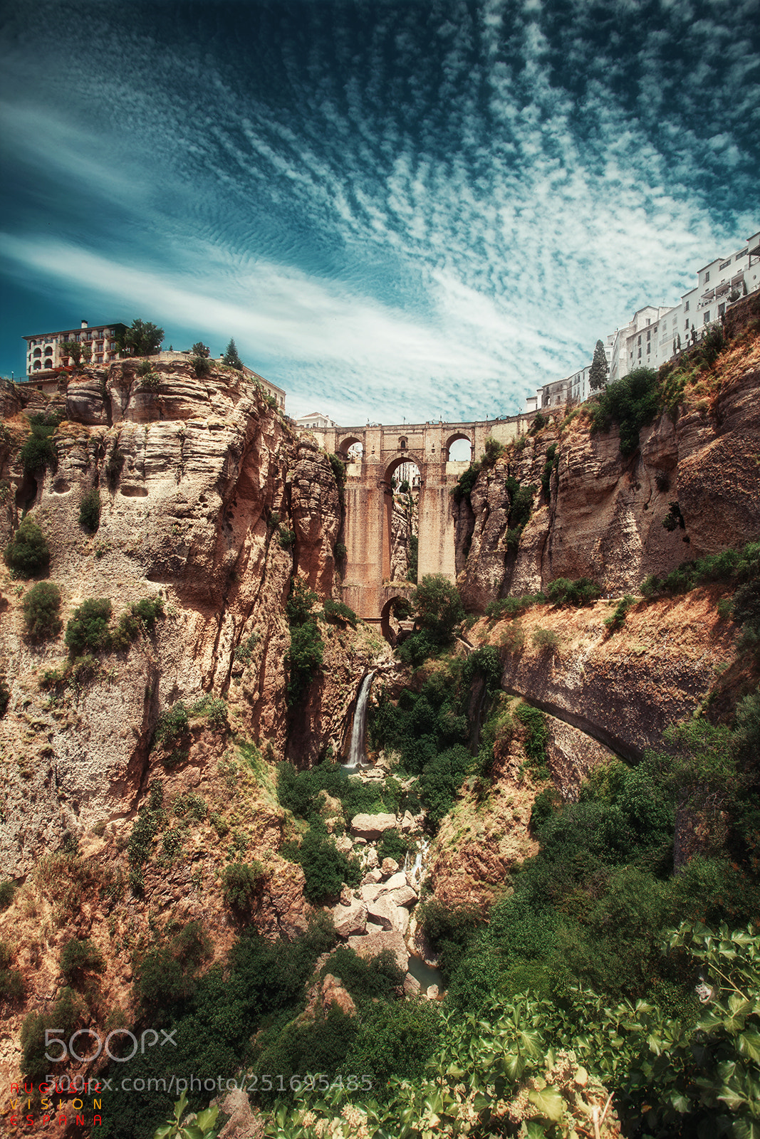 Canon EOS 5D Mark II sample photo. Puente nuevo of ronda photography