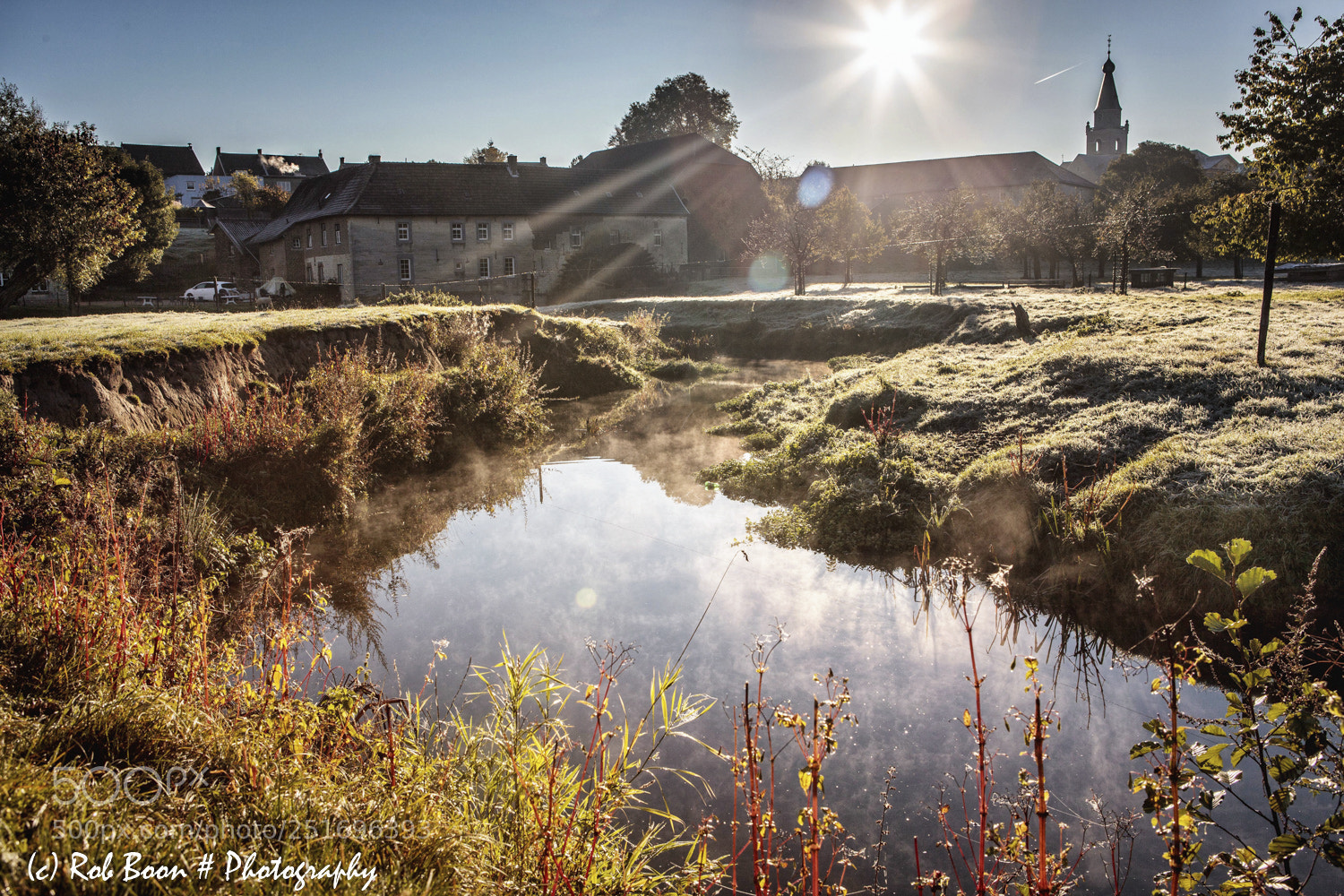 Canon EOS 5D Mark II sample photo. Sunrise @ water mill wijlre 2 photography