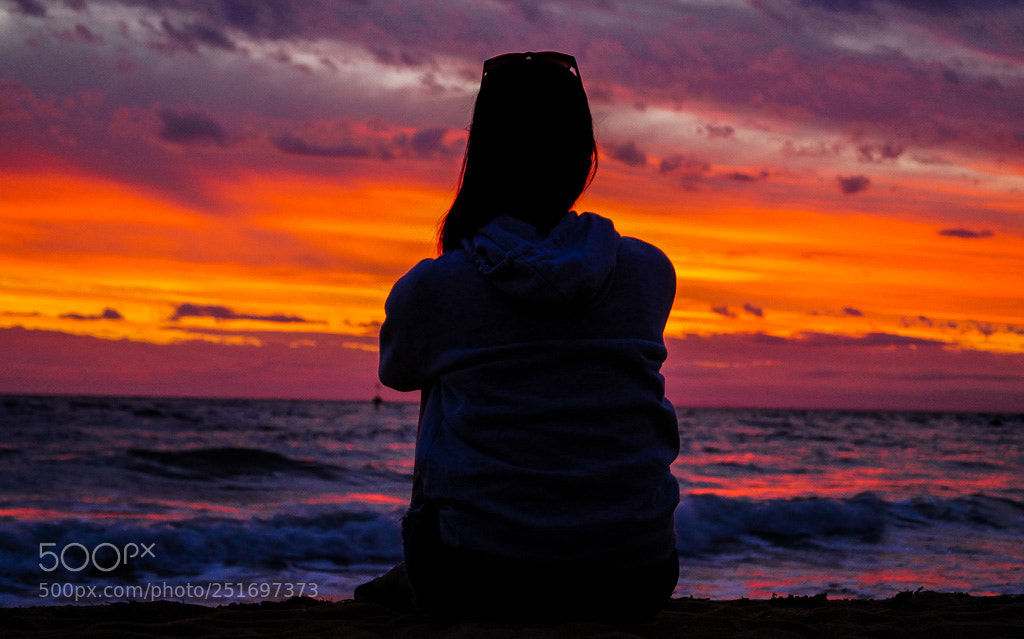 Sony SLT-A58 sample photo. Ocean sunset photography