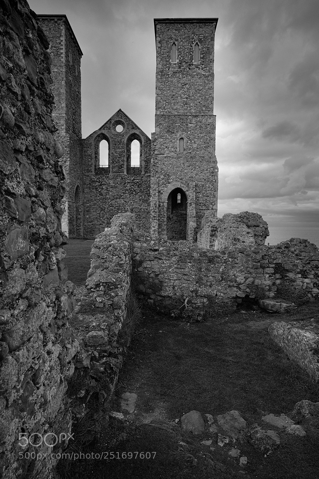 Fujifilm X-T20 sample photo. Reculver towers photography