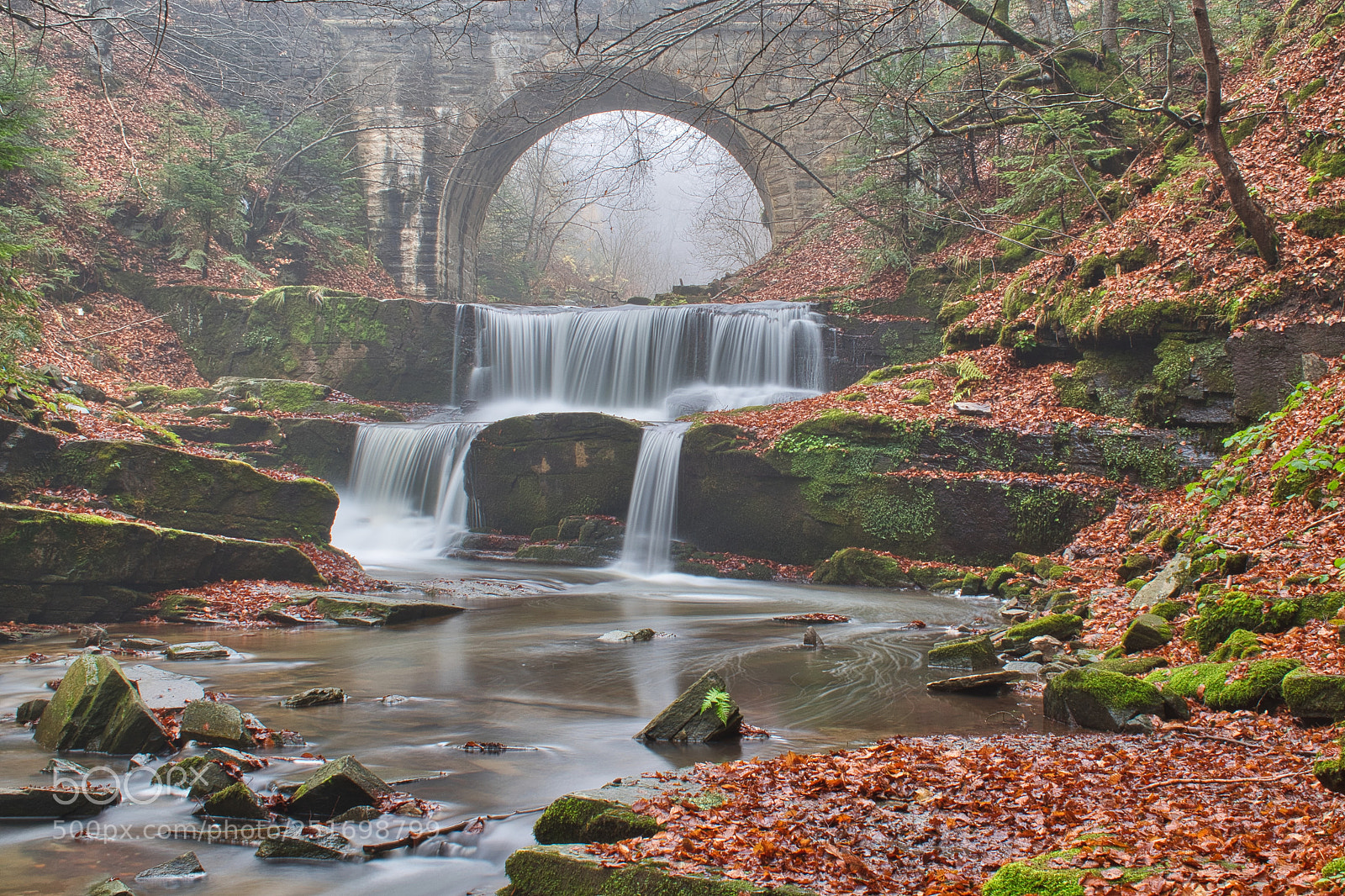 Nikon D5600 sample photo. A waterfall near the photography