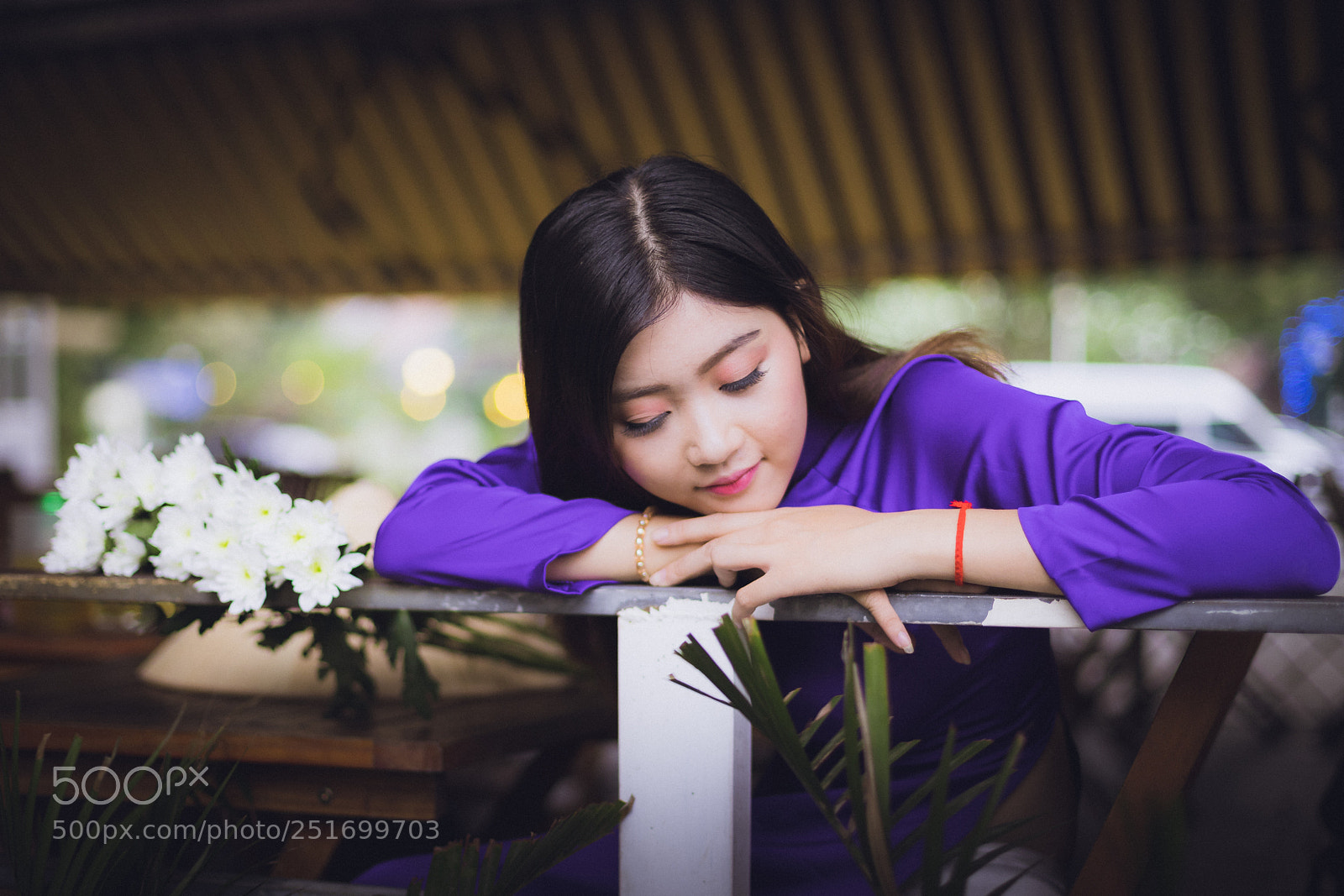 Canon EOS 6D Mark II sample photo. Ao dai tim hue photography