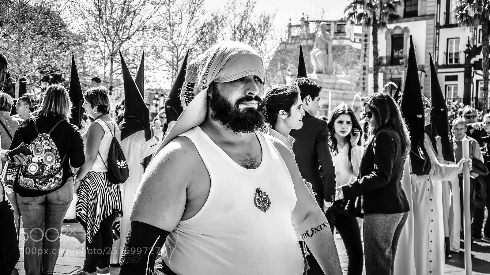 Canon PowerShot G7 X Mark II sample photo. Costaleros. sevilla photography