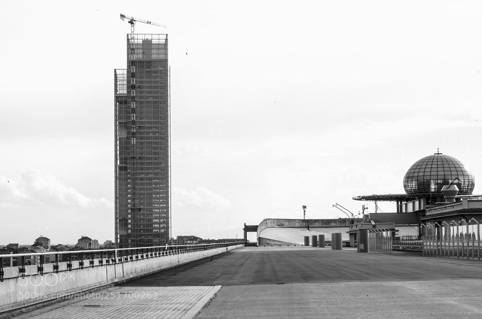 Pentax K-50 sample photo. Lingotto roof 2 photography