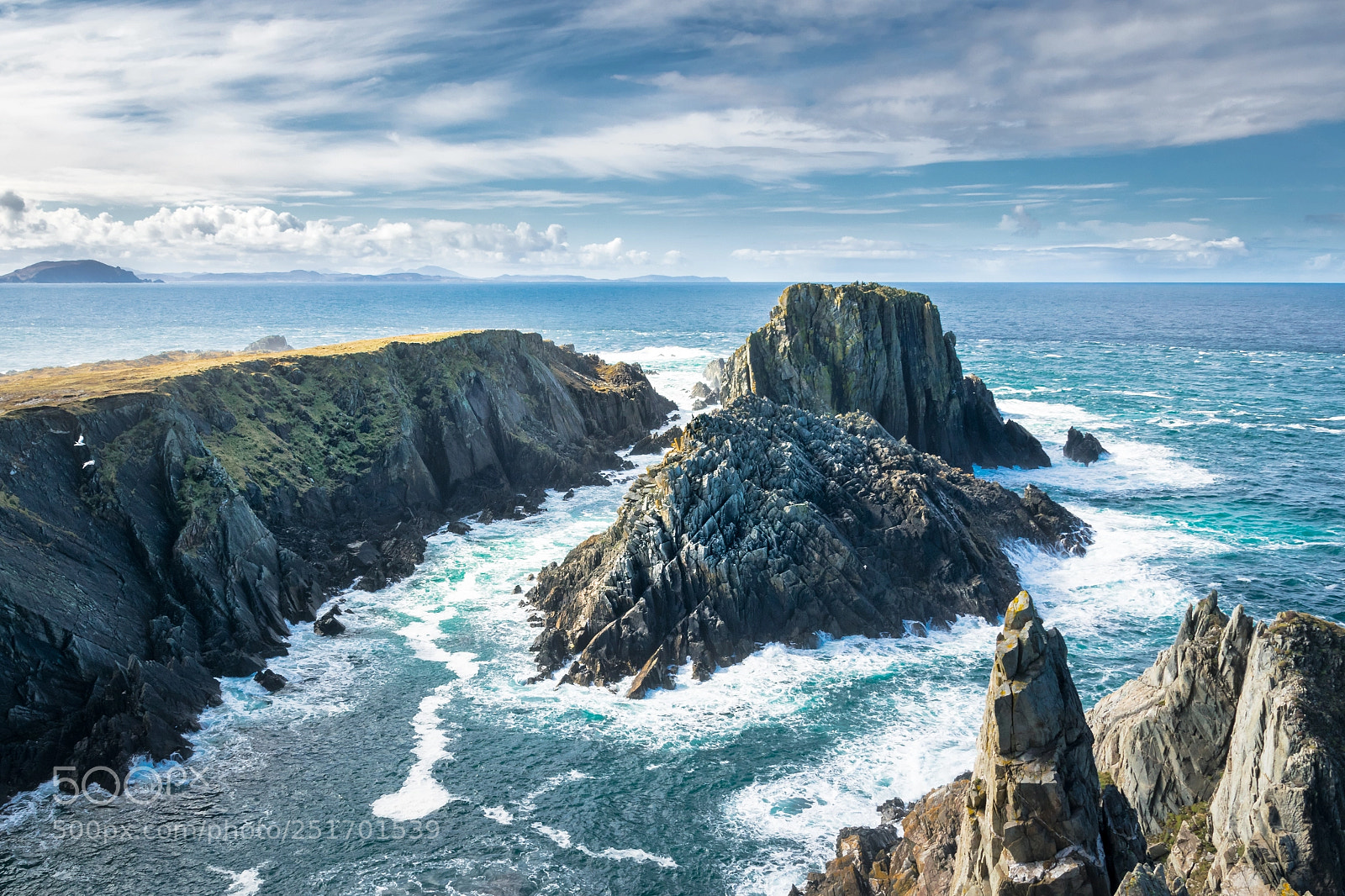 Nikon D5300 sample photo. Sea cliffs at malin photography