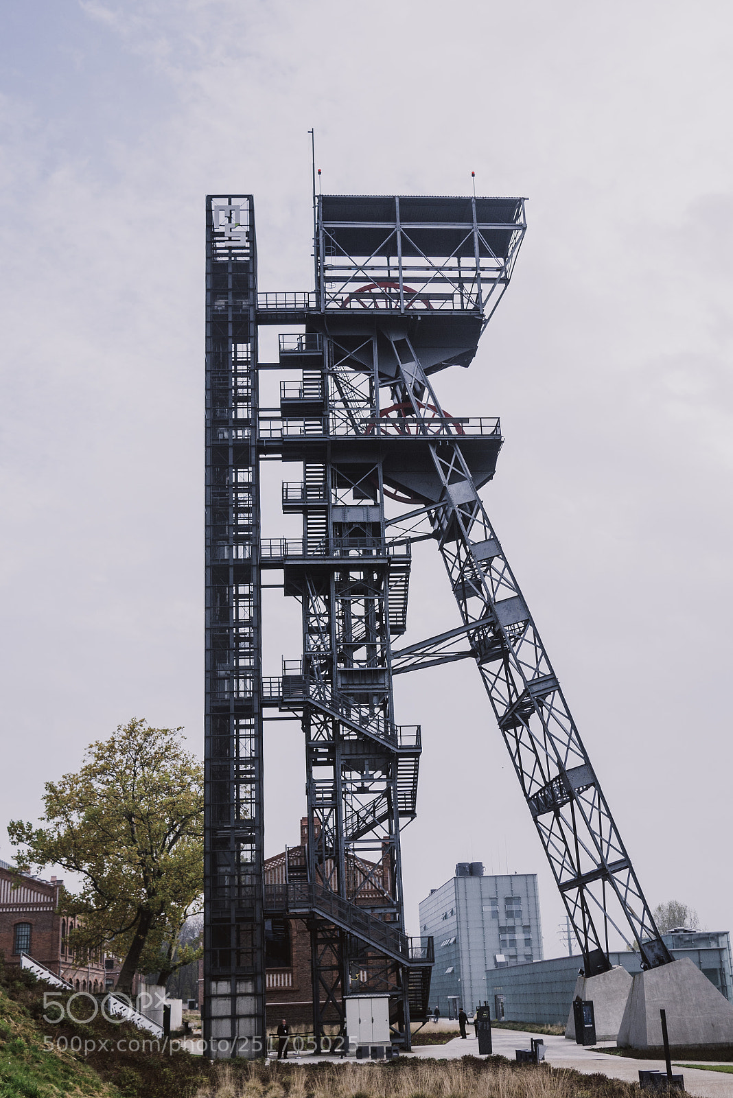 Panasonic Lumix DMC-GX7 sample photo. Katowice - mining tower photography