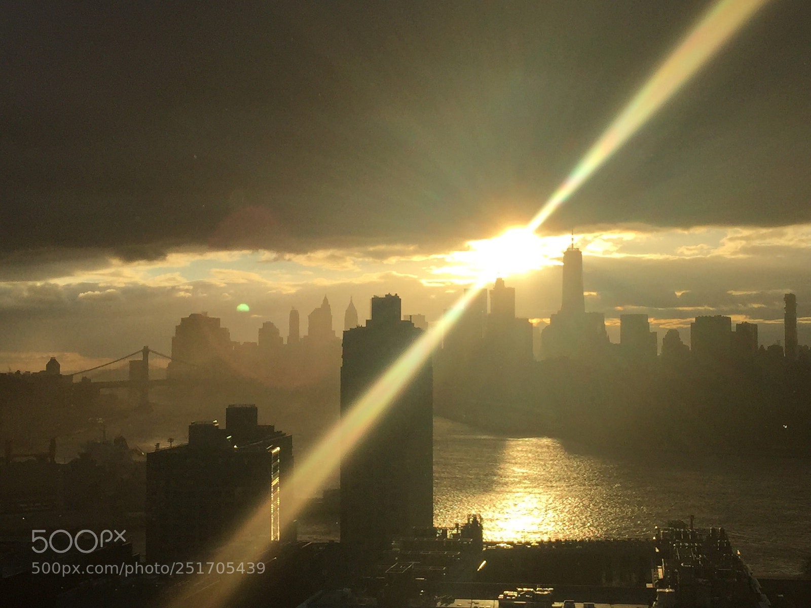 Apple iPhone 6 Plus sample photo. New york -apocalyptic sun photography