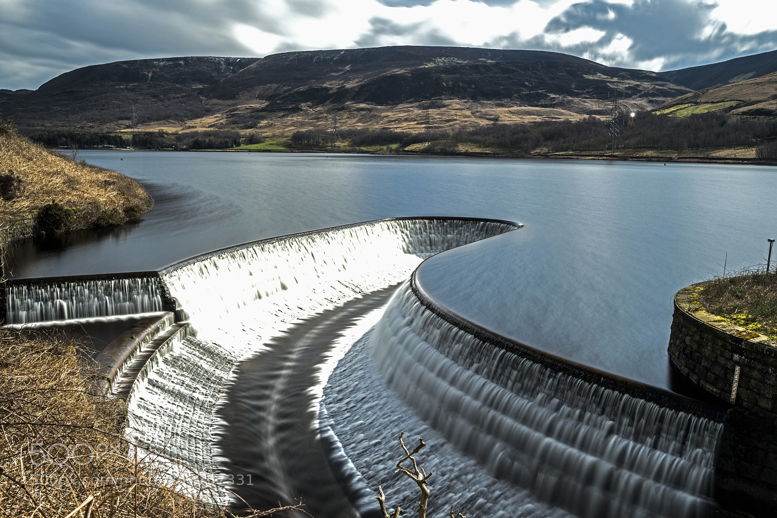 Nikon D810 sample photo. Torside reservoir outlet photography