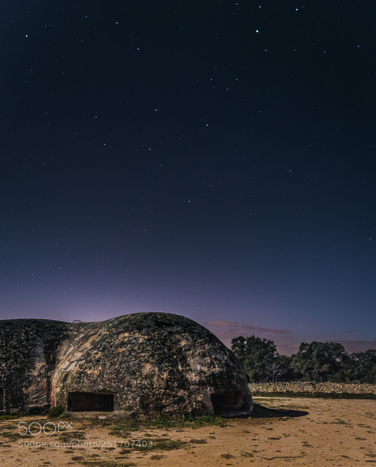 Nikon D3200 sample photo. Bunker and stars photography