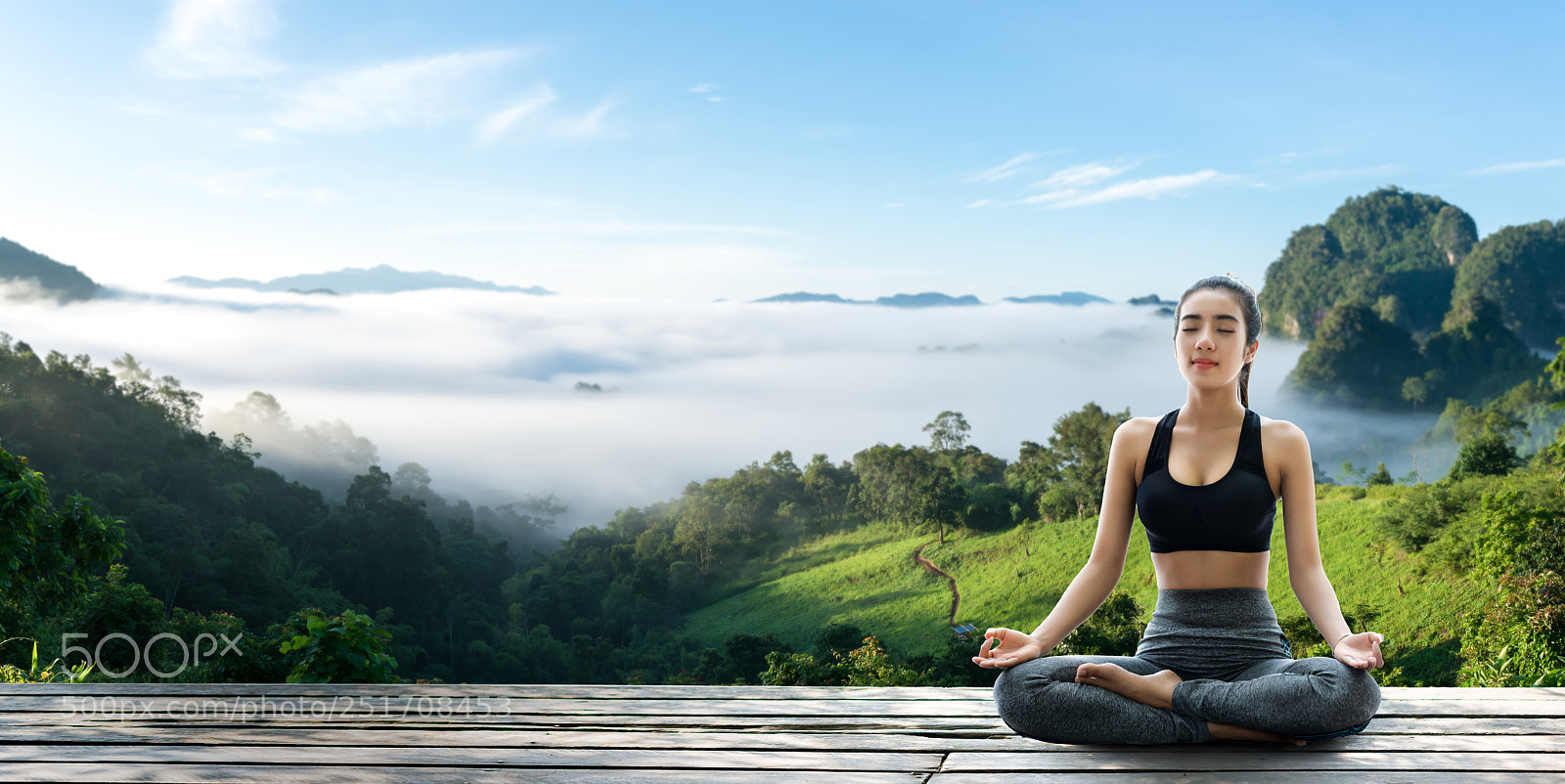 Nikon D800 sample photo. Young woman practicing yoga photography