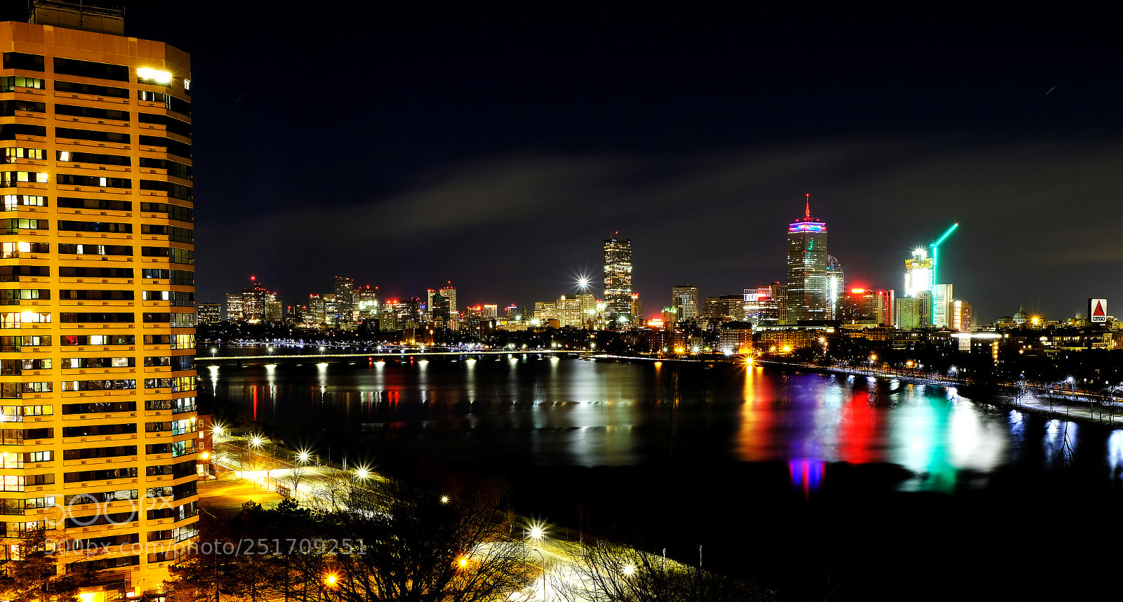 Fujifilm X-E3 sample photo. Boston at night photography