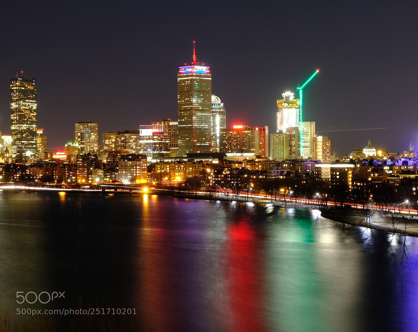 Fujifilm X-E3 sample photo. Boston at night photography