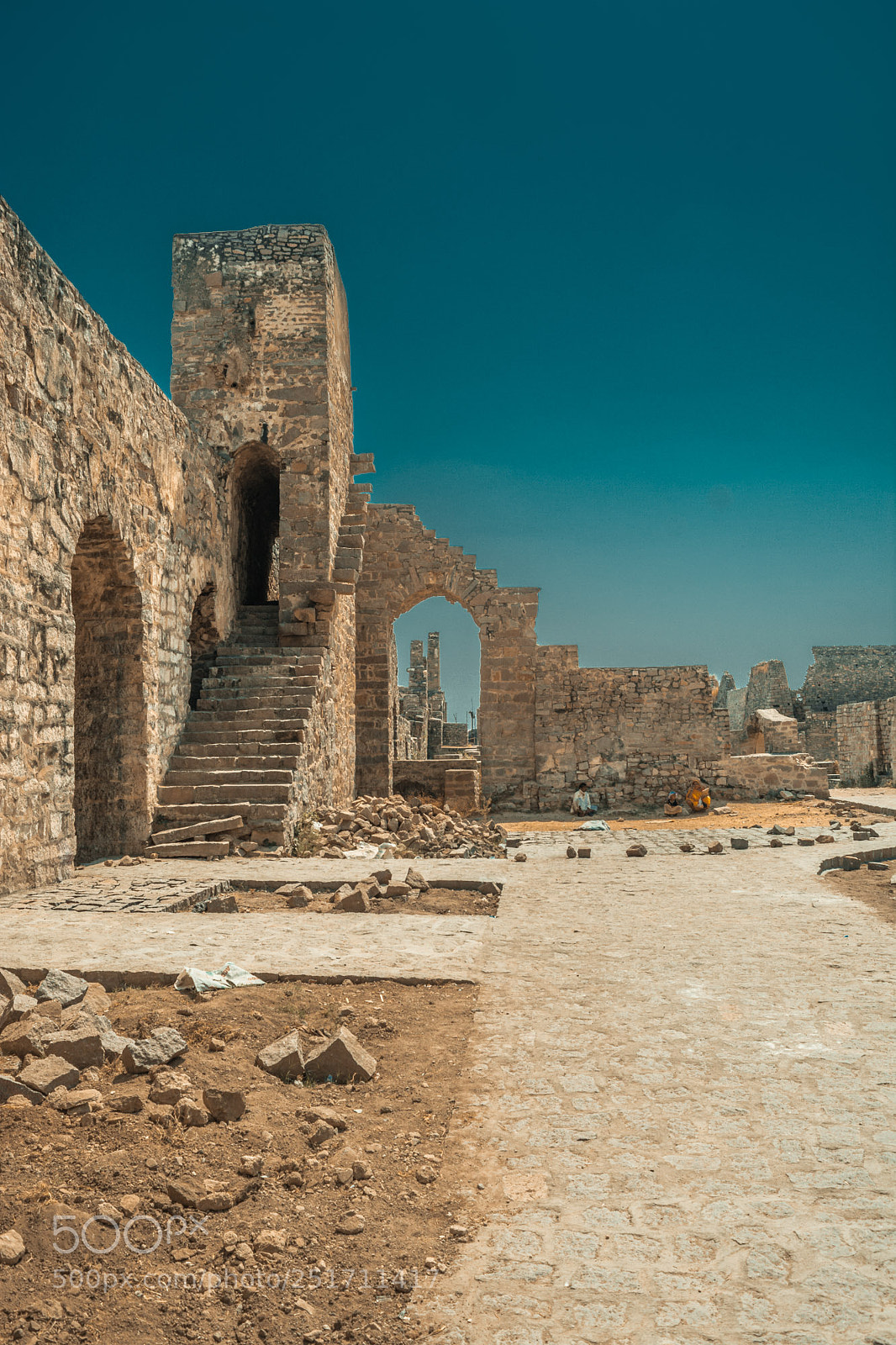 Nikon D5200 sample photo. Golconda fort photography