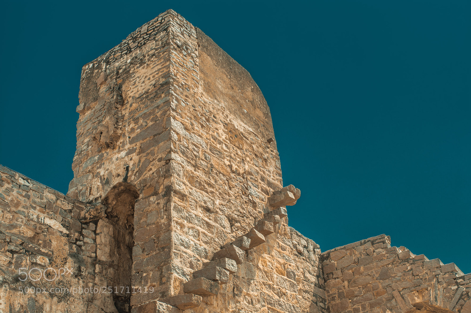 Nikon D5200 sample photo. Golconda fort photography