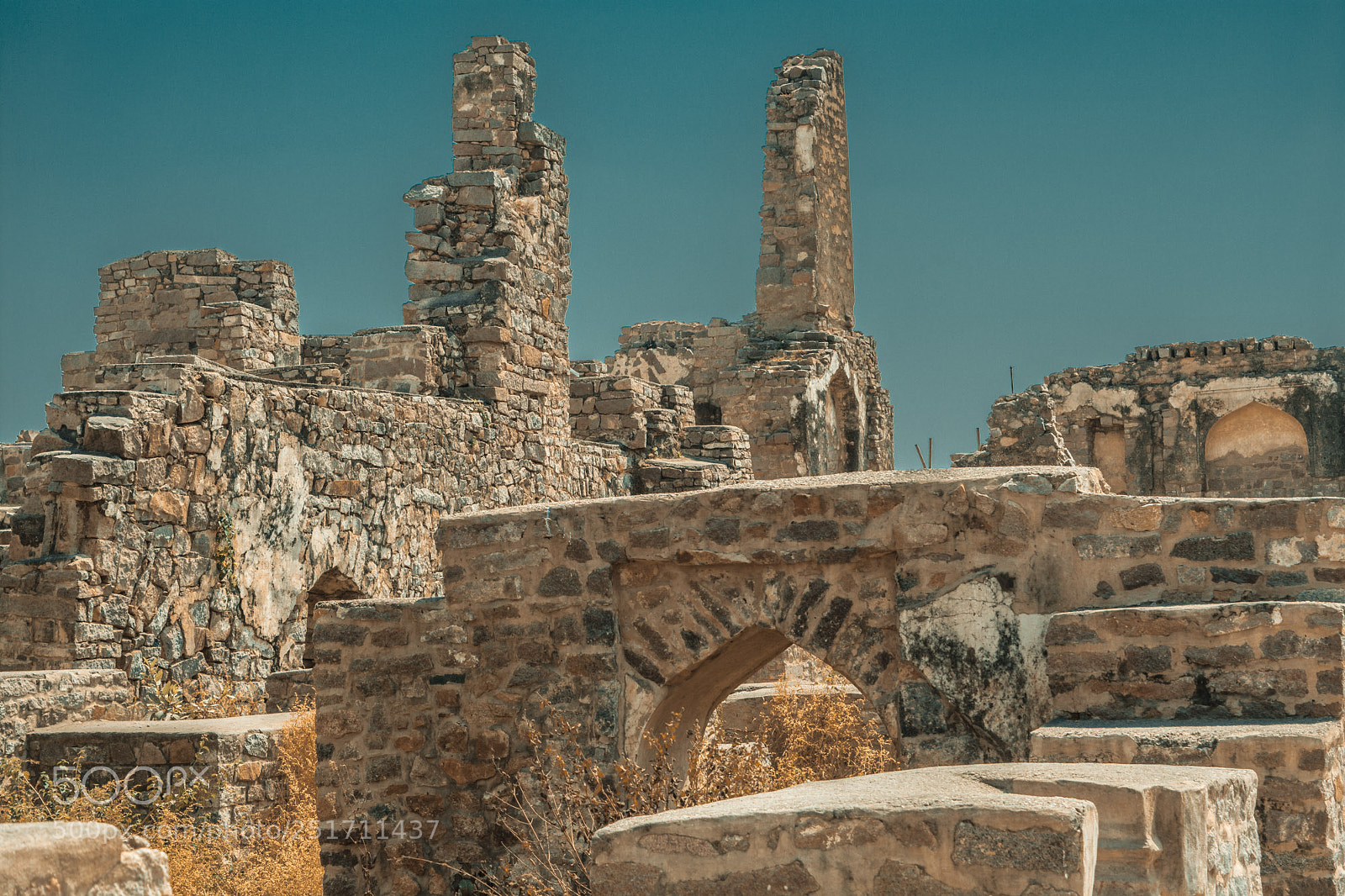 Nikon D5200 sample photo. Golconda fort photography