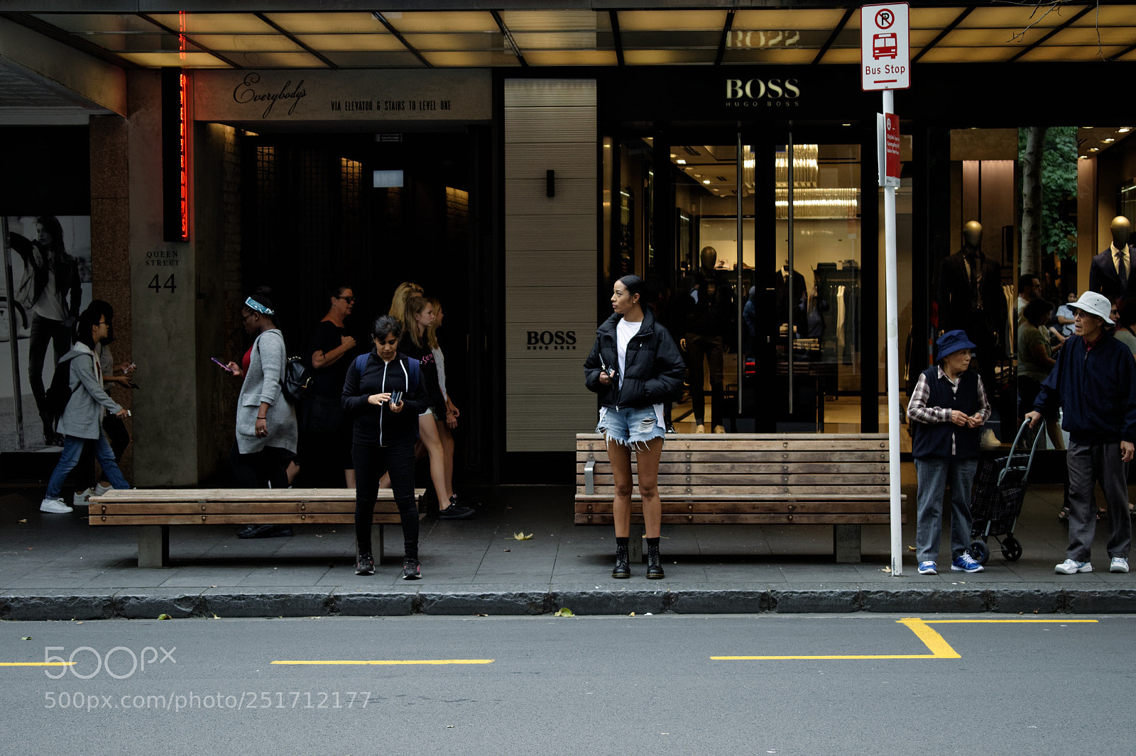 Nikon D5600 sample photo. Waiting on a bus photography