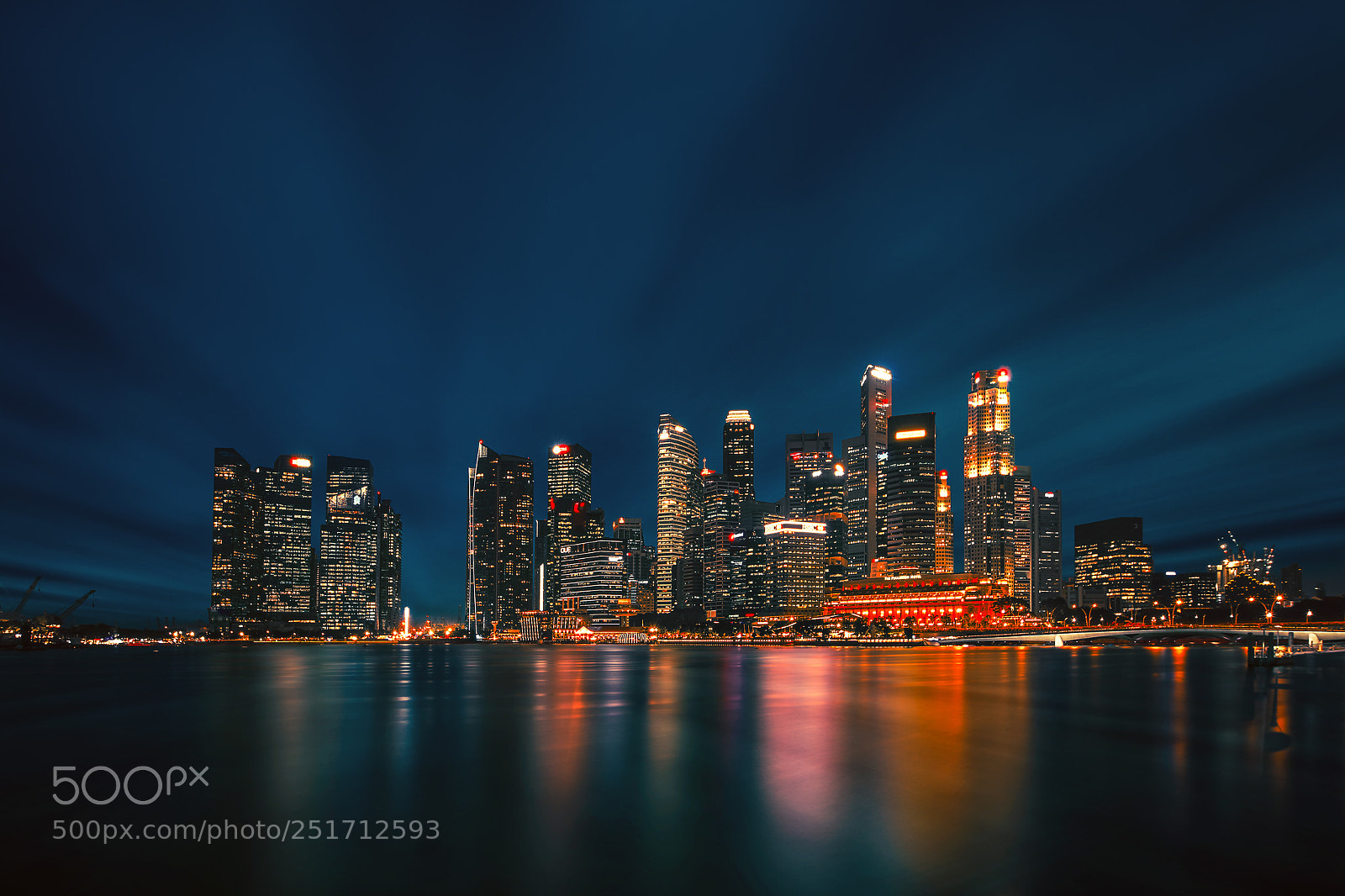 Nikon D850 sample photo. Singapore skyline photography