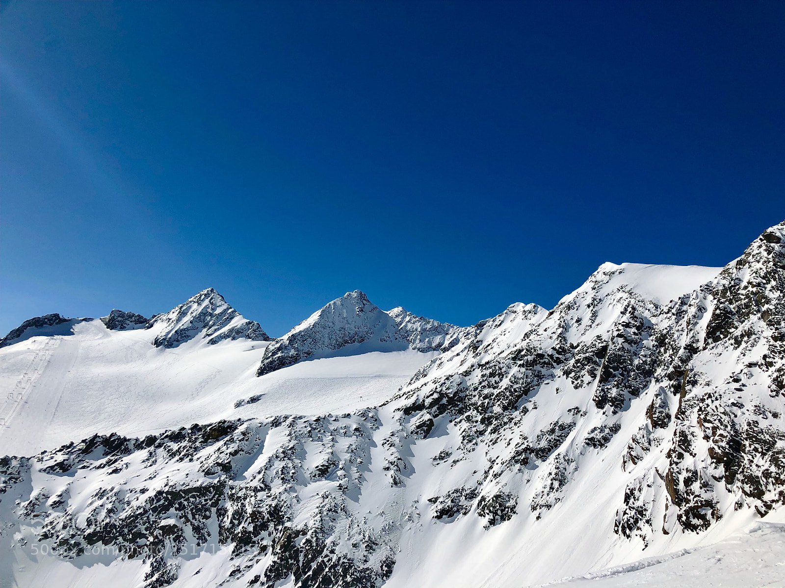 Apple iPhone 8 sample photo. Skiing in the stubai photography