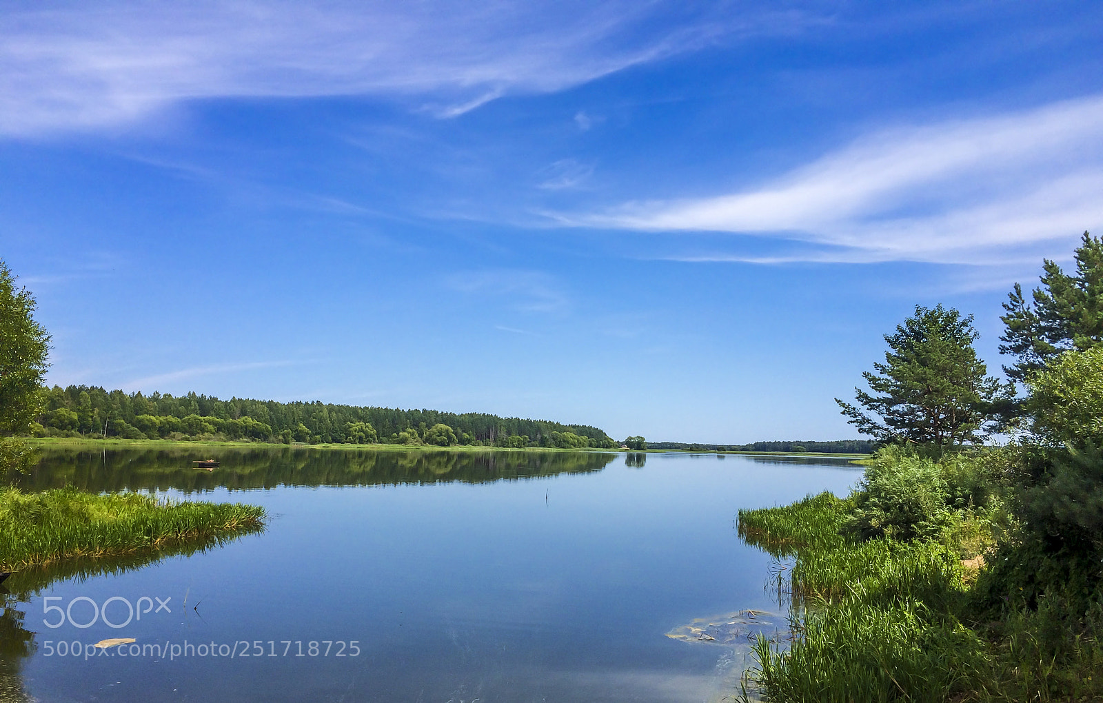 Apple iPhone 5s sample photo. Landscape, river forest sky photography
