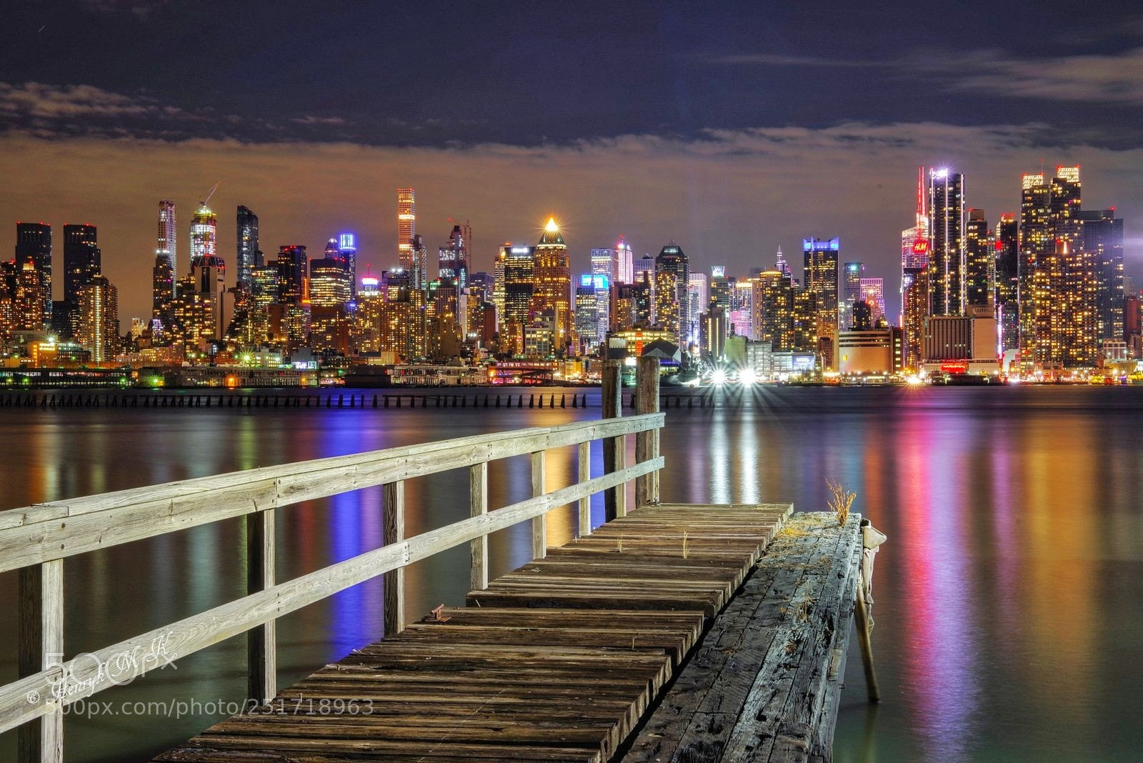 Pentax K-1 sample photo. New york city lights photography