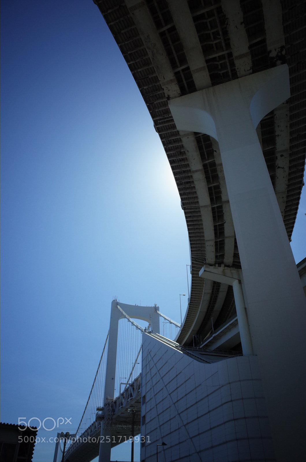 Ricoh GR II sample photo. Rainbow bridge @tokyo photography