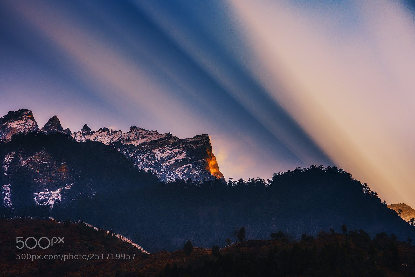 Nikon D7200 sample photo. Sunrise in lachung photography