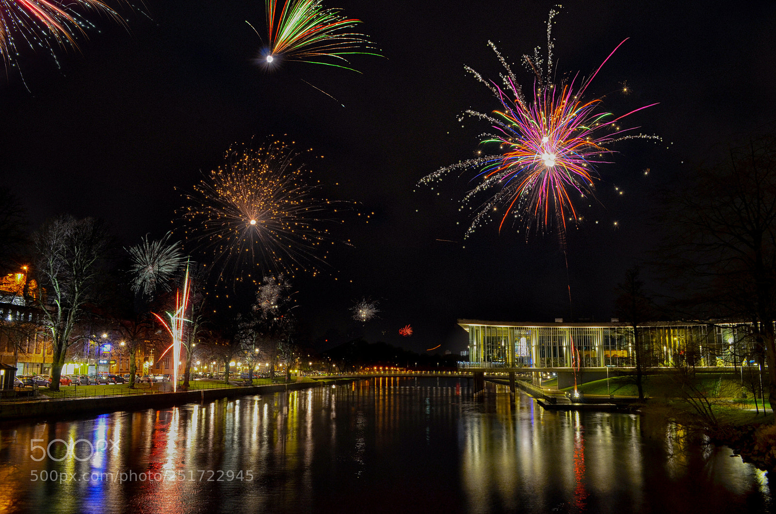 Nikon D5100 sample photo. Halmstad new year photography