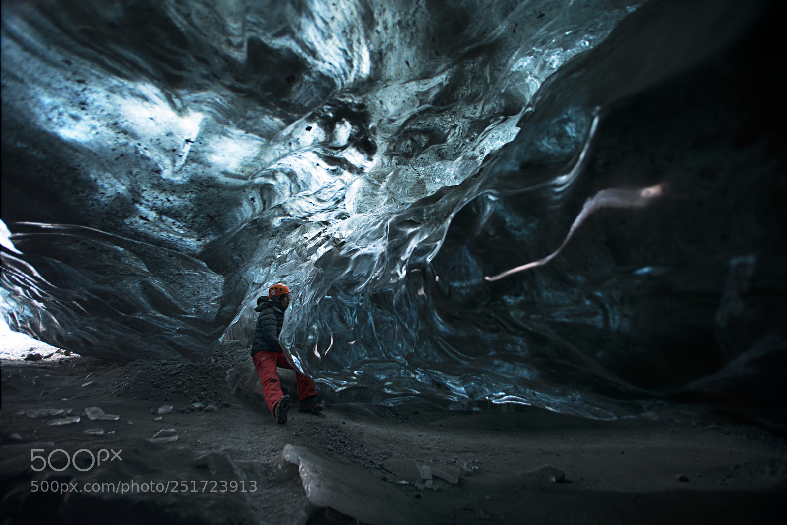 Nikon D800 sample photo. Ice cave photography