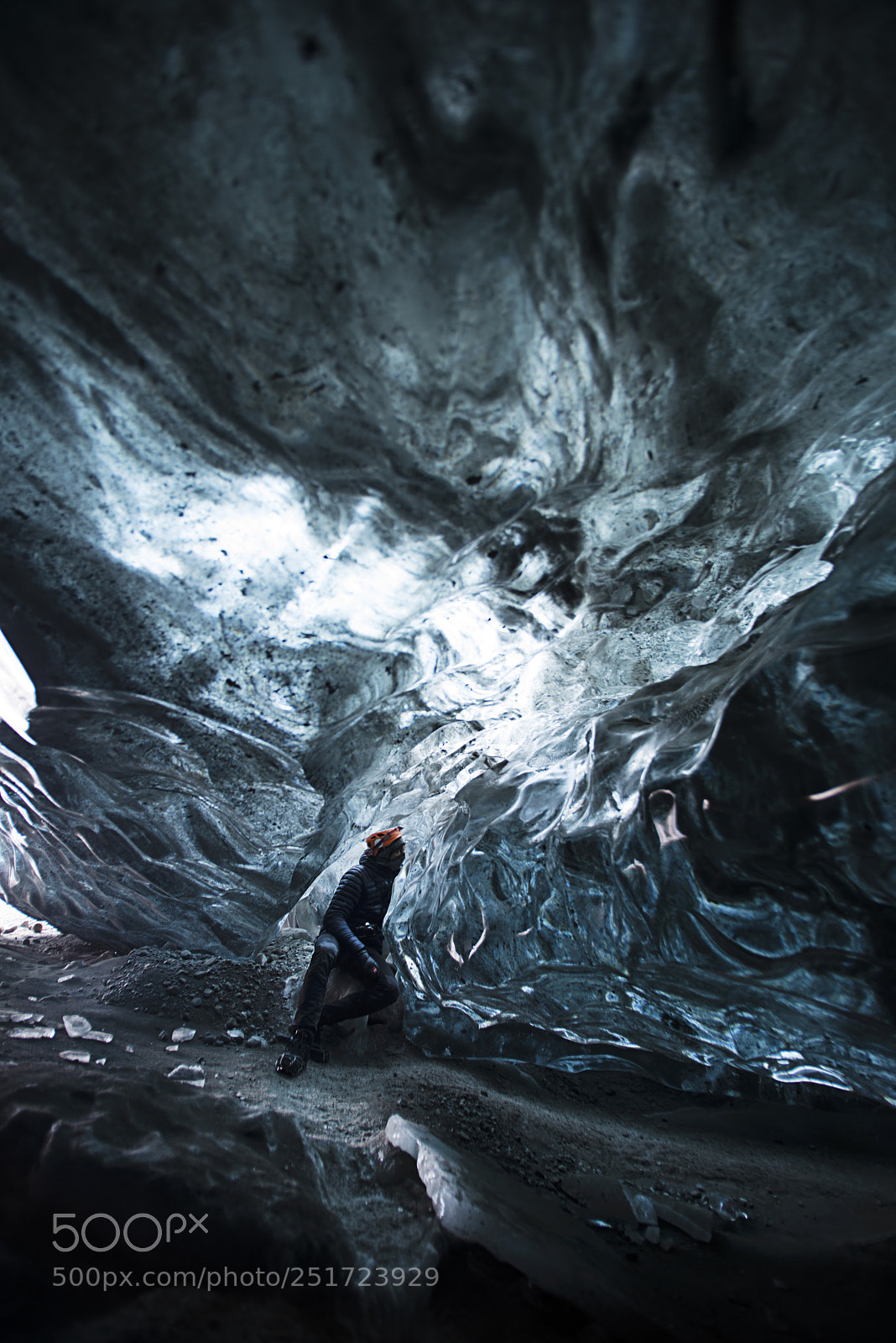 Nikon D800 sample photo. Ice cave photography