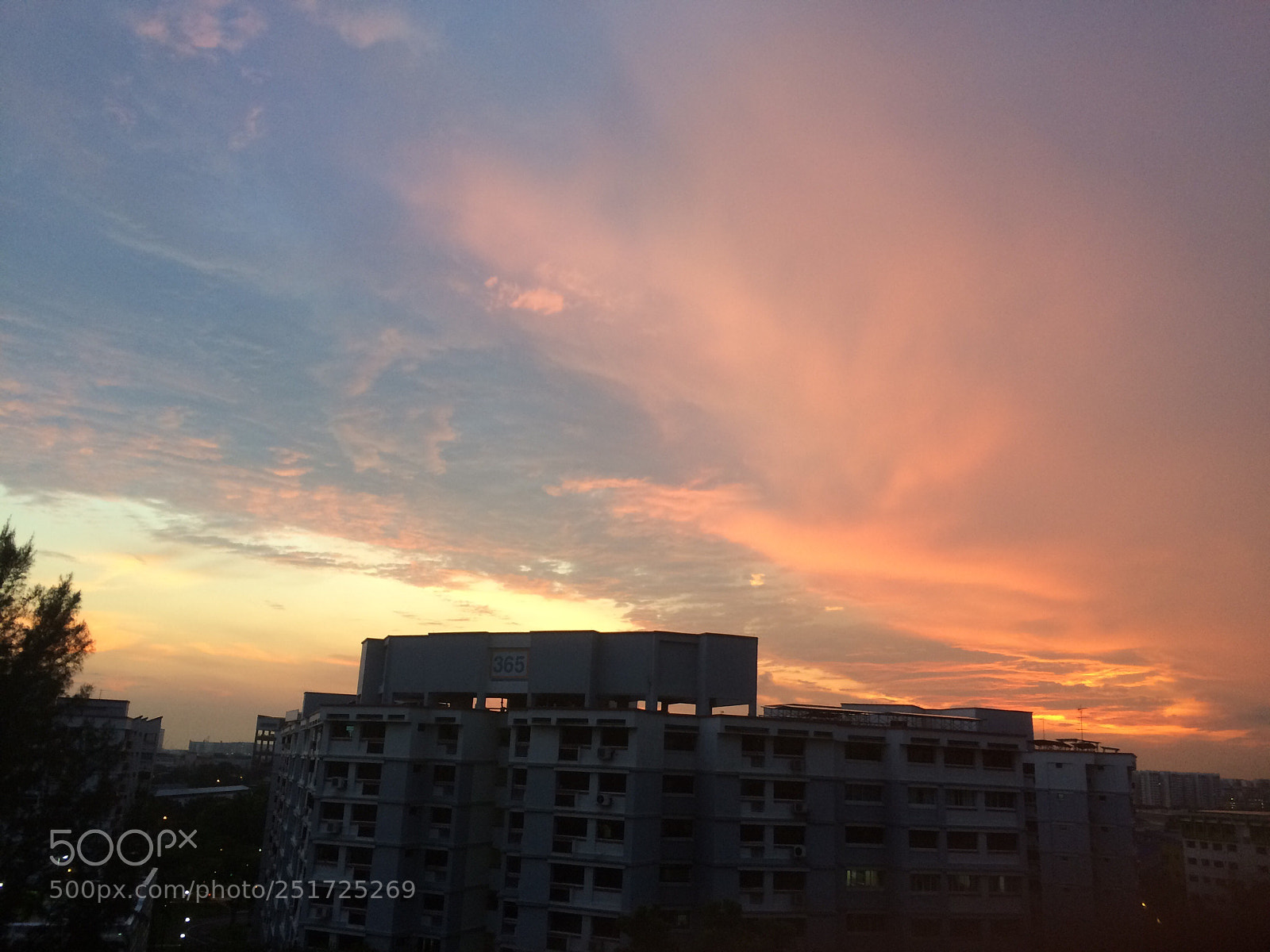 Apple iPhone 5s sample photo. Orange sky photography