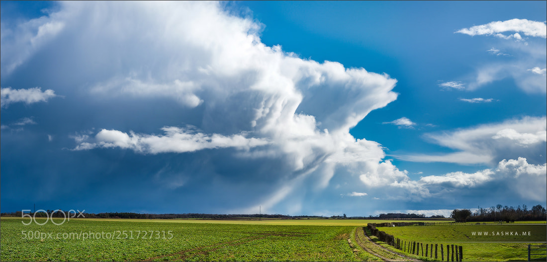 Sony a99 II sample photo. Impressive powerful huge clouds photography