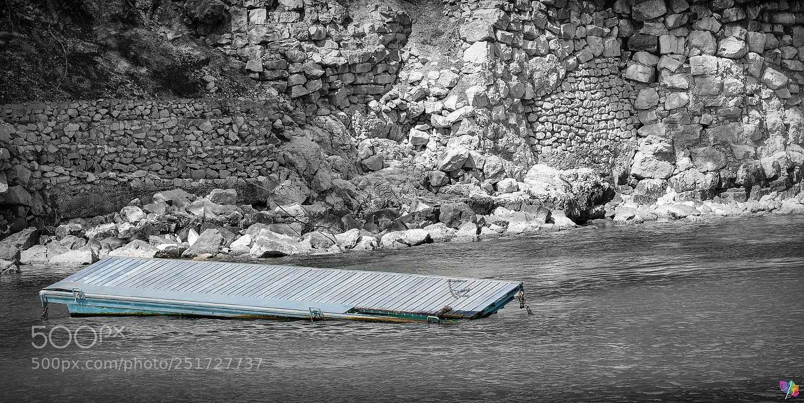 Nikon D300 sample photo. Abandoned pontoon photography