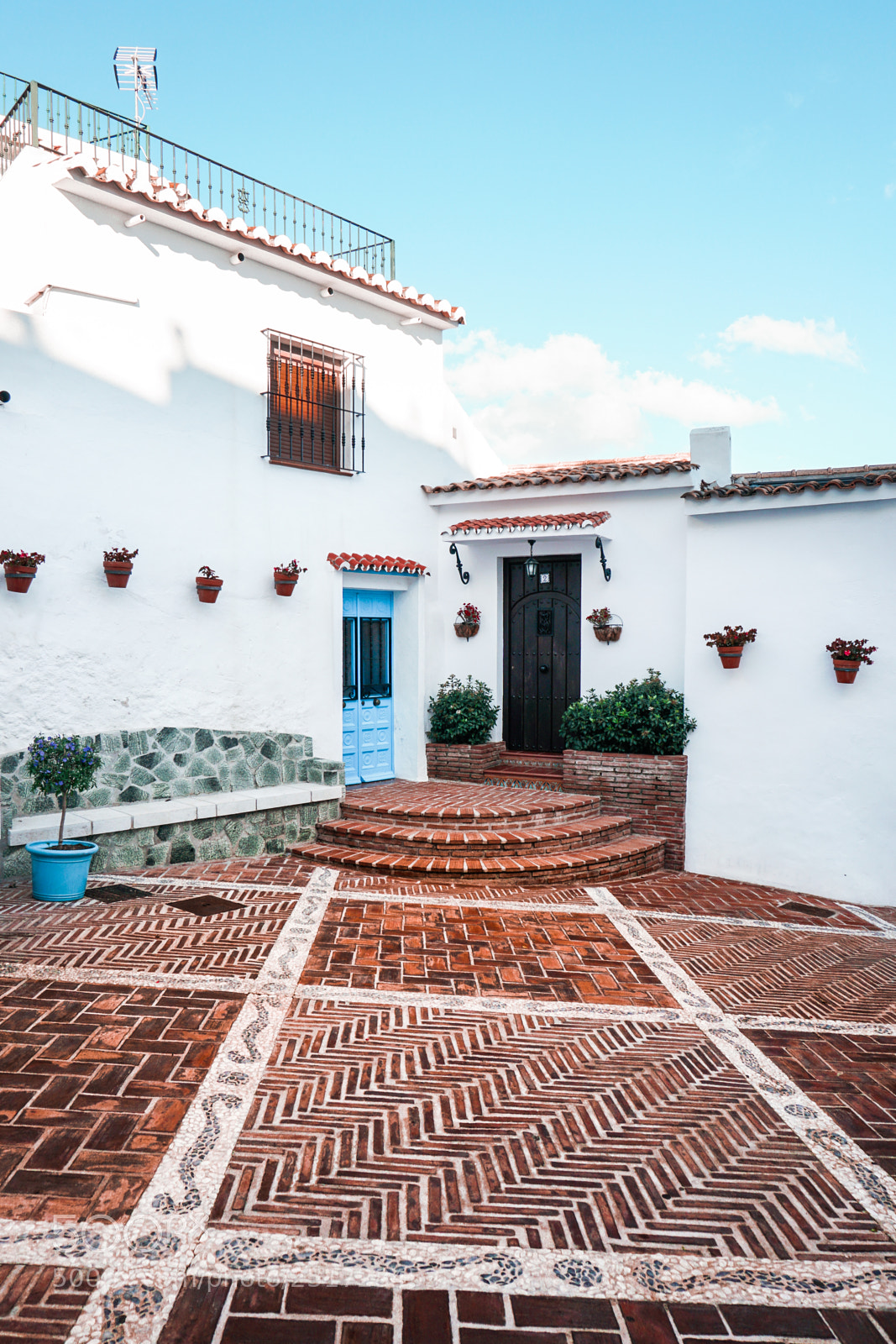 Sony a6300 sample photo. Blue village,mijas,spain photography