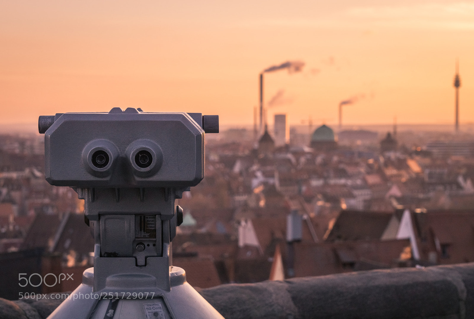 Sony a6000 sample photo. Sunset view over nuremberg photography